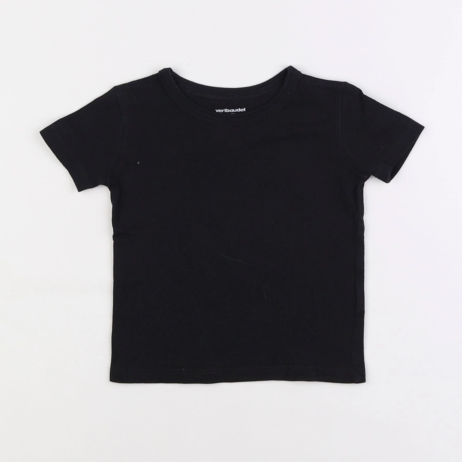 Vertbaudet - maillot de corps noir - 2 ans