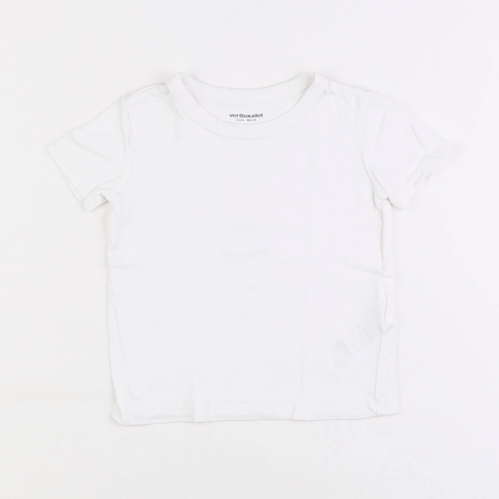 Vertbaudet - maillot de corps blanc - 2 ans