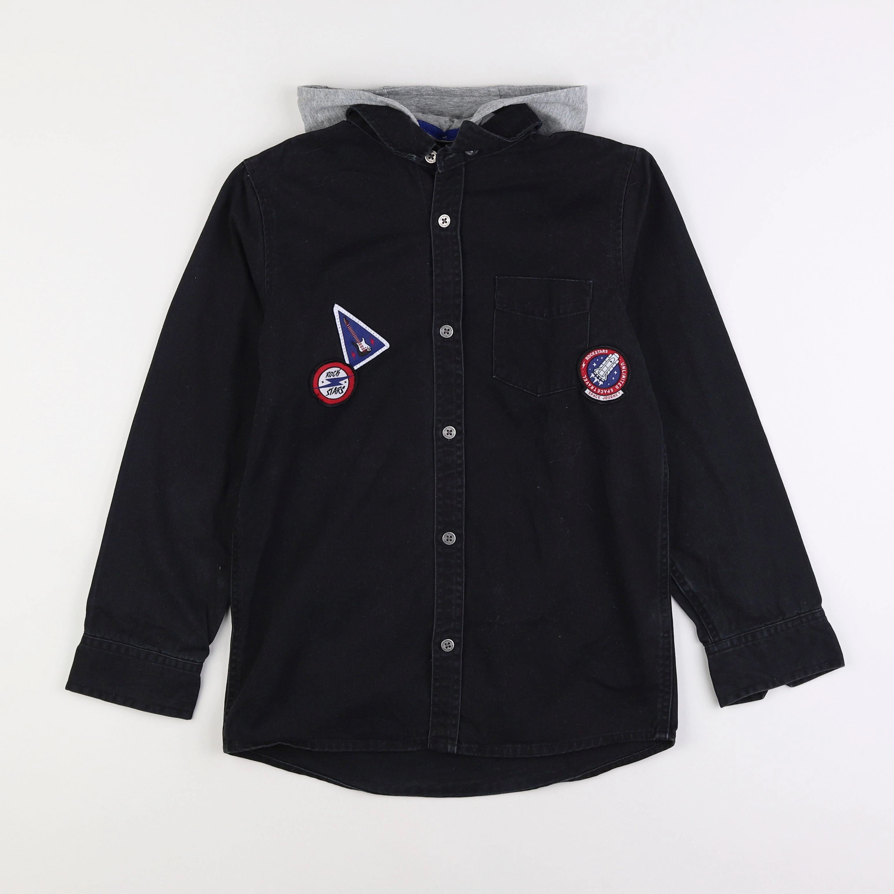 Vertbaudet - chemise noir - 12 ans