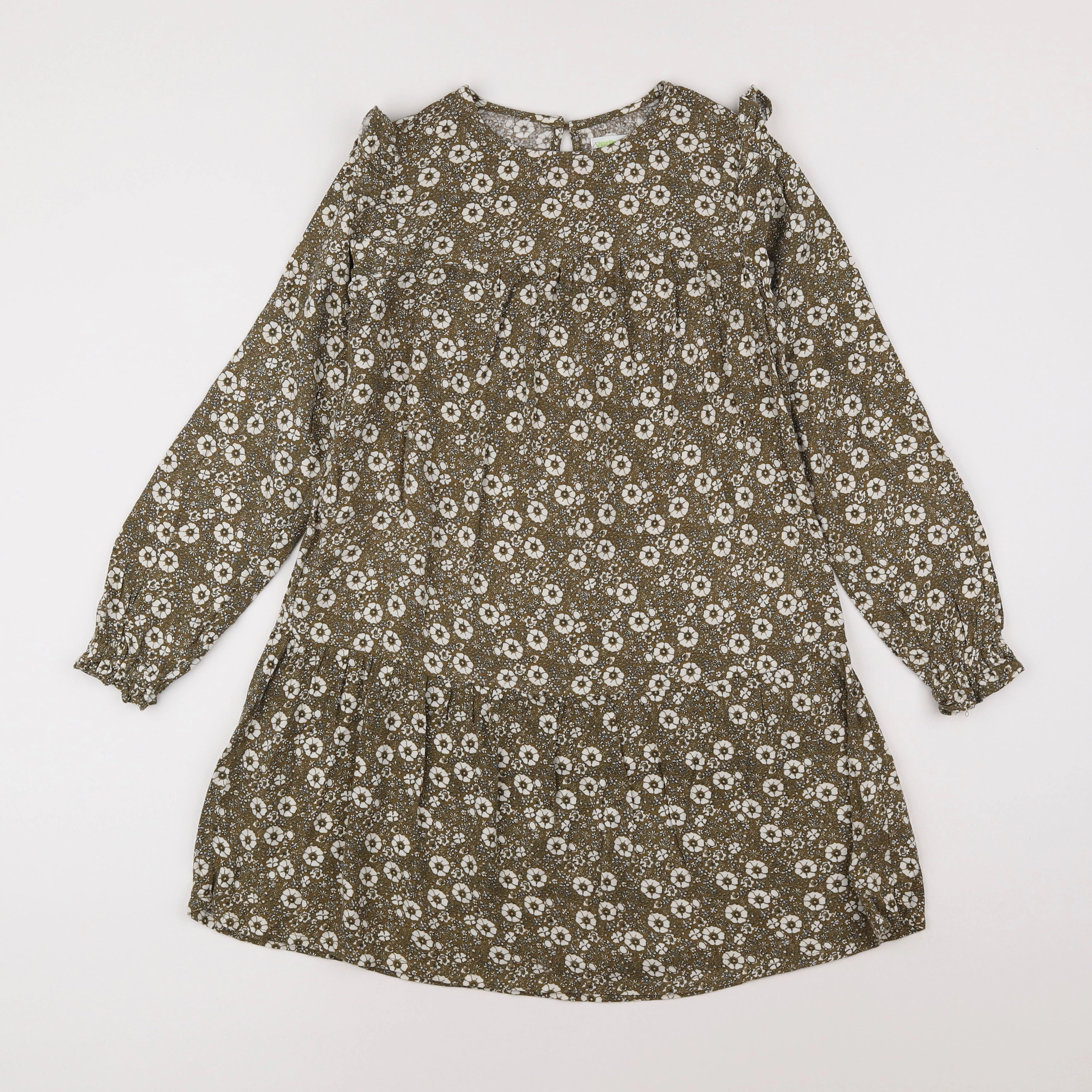 Vertbaudet - robe vert - 9 ans