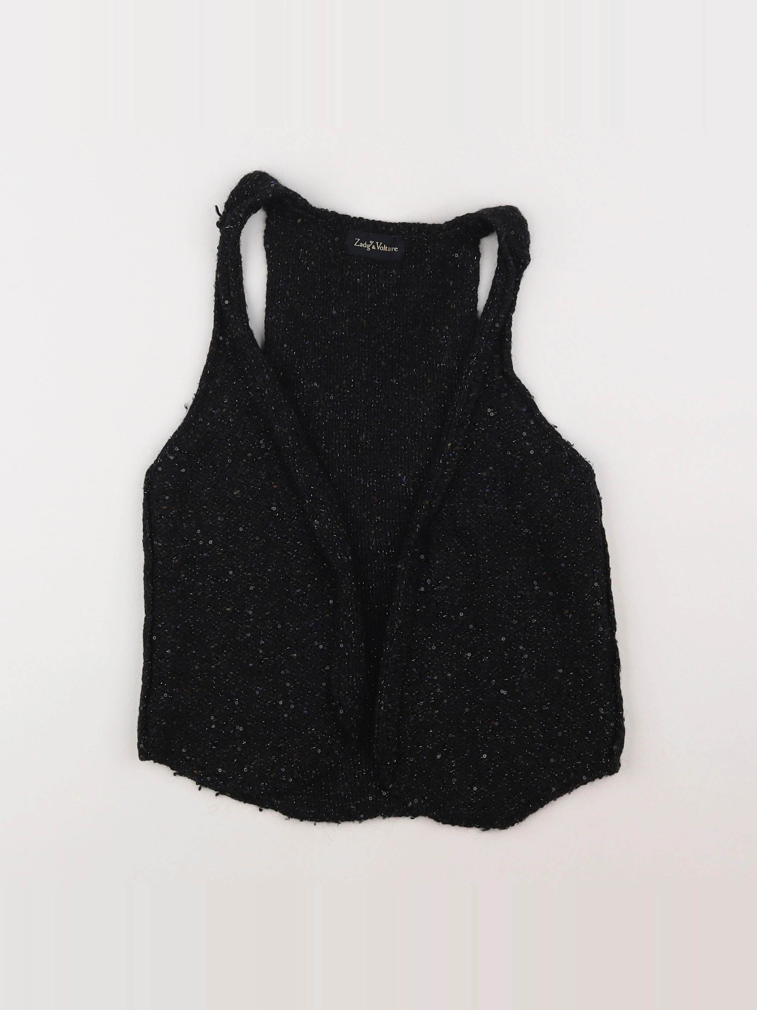 Zadig & Voltaire - gilet noir - 12/14 ans