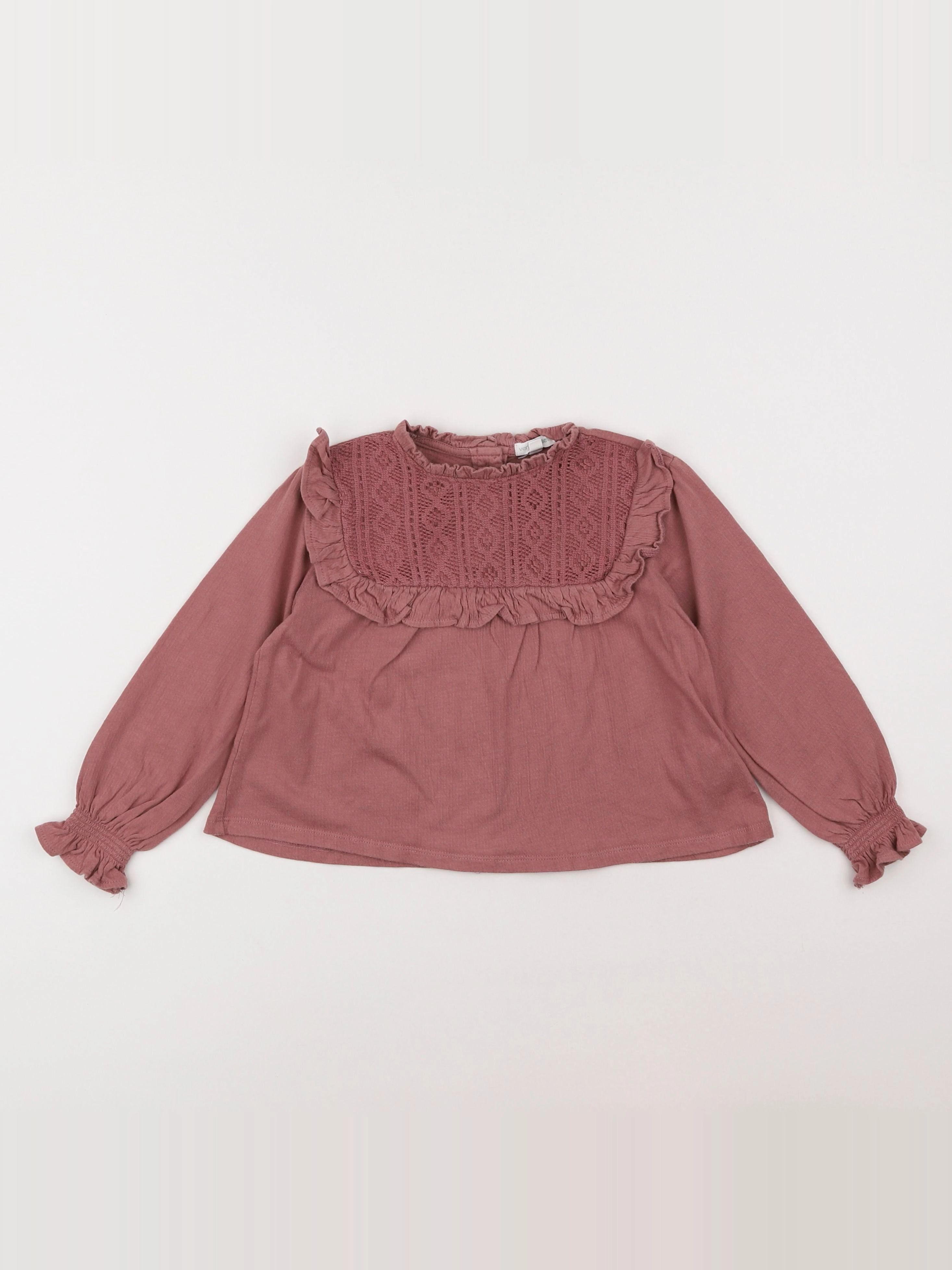 Vertbaudet - blouse rose - 5 ans