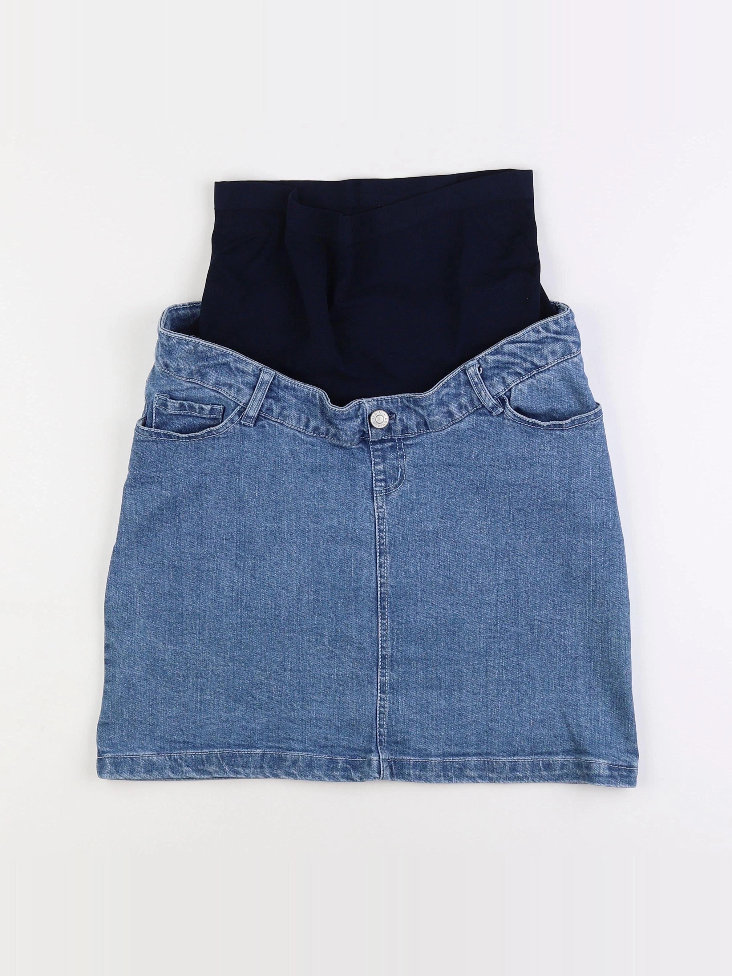 Envie de fraise - jupe grossesse bleu - 34