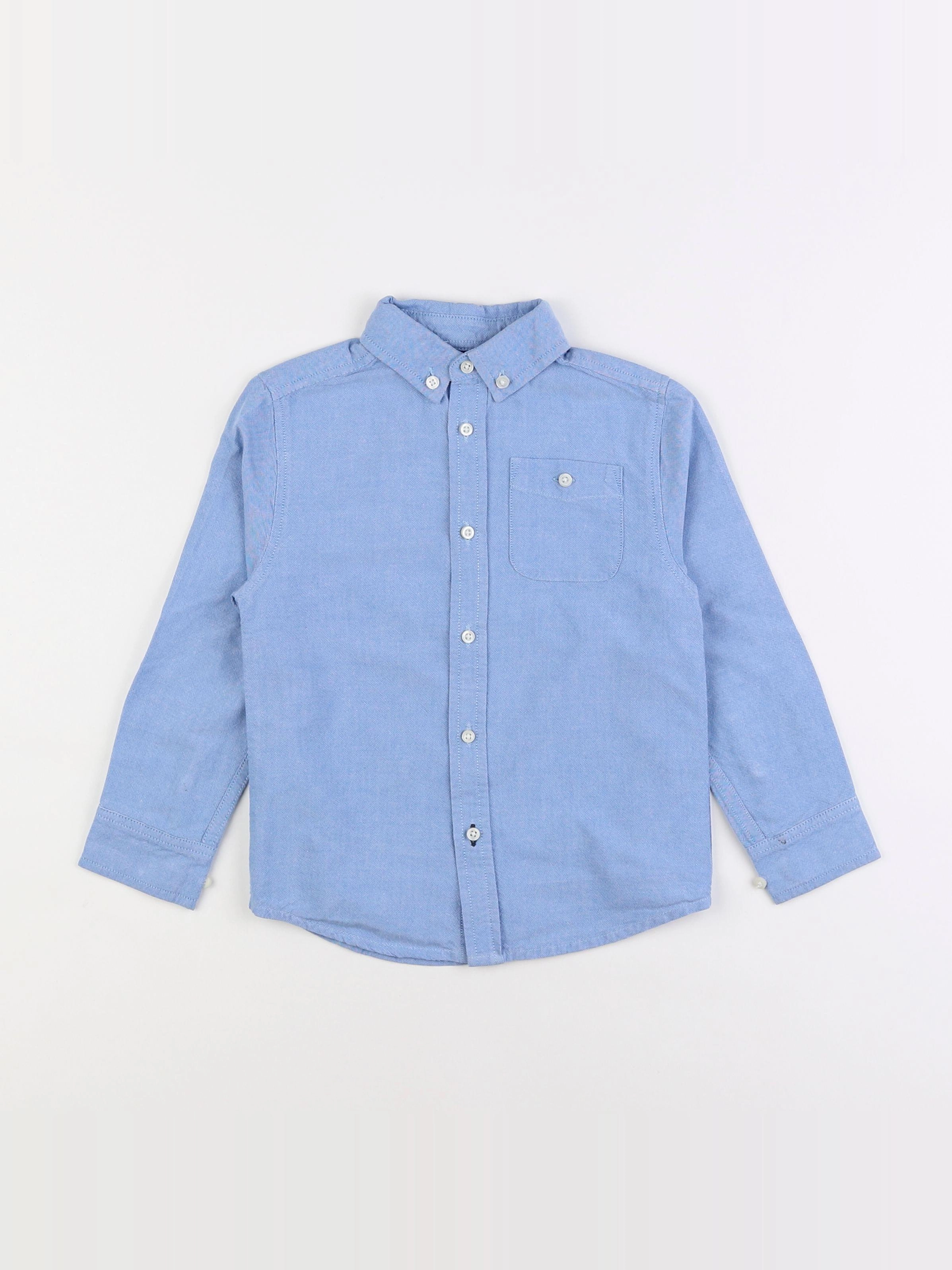 Monoprix - chemise bleu - 4 ans