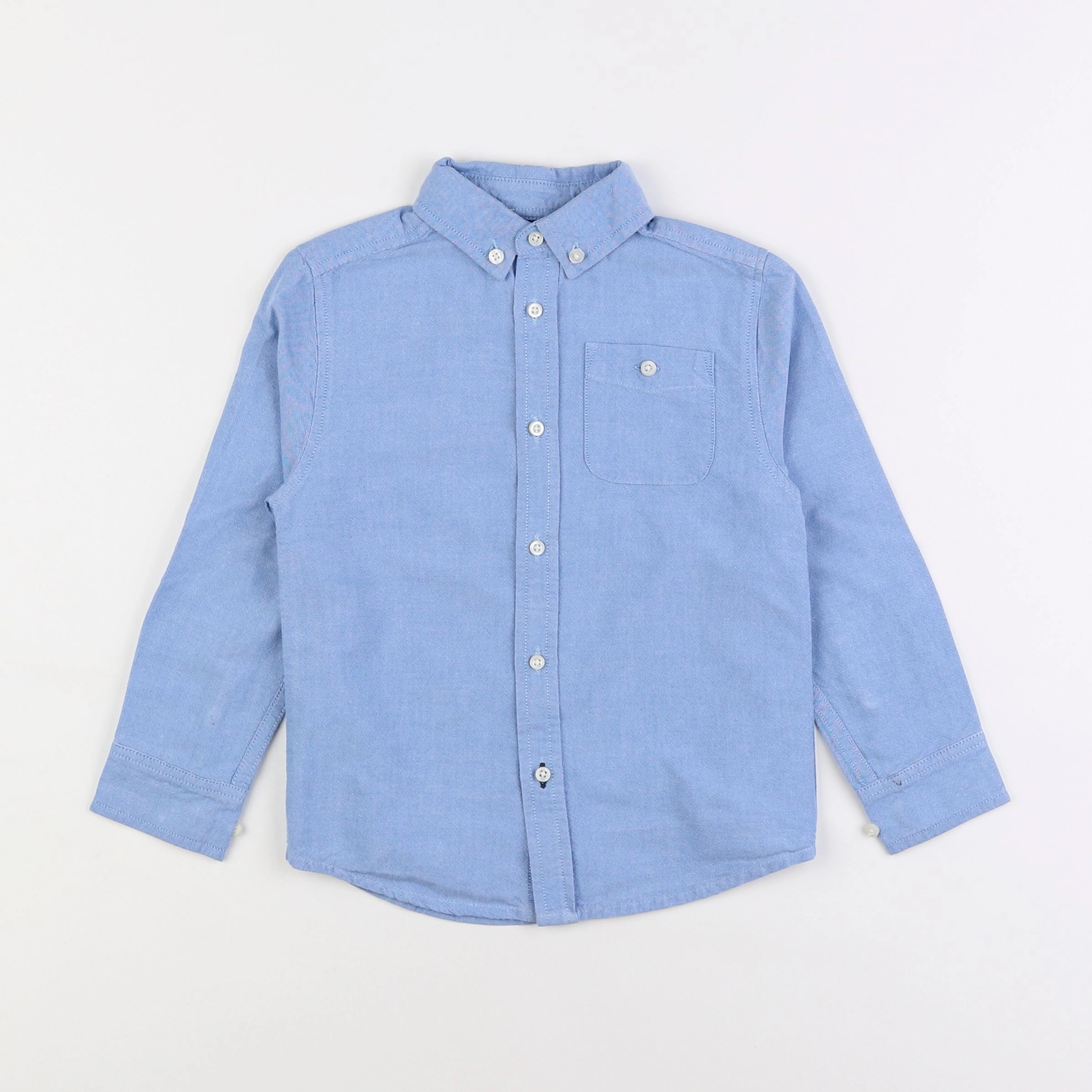 Monoprix - chemise bleu - 4 ans