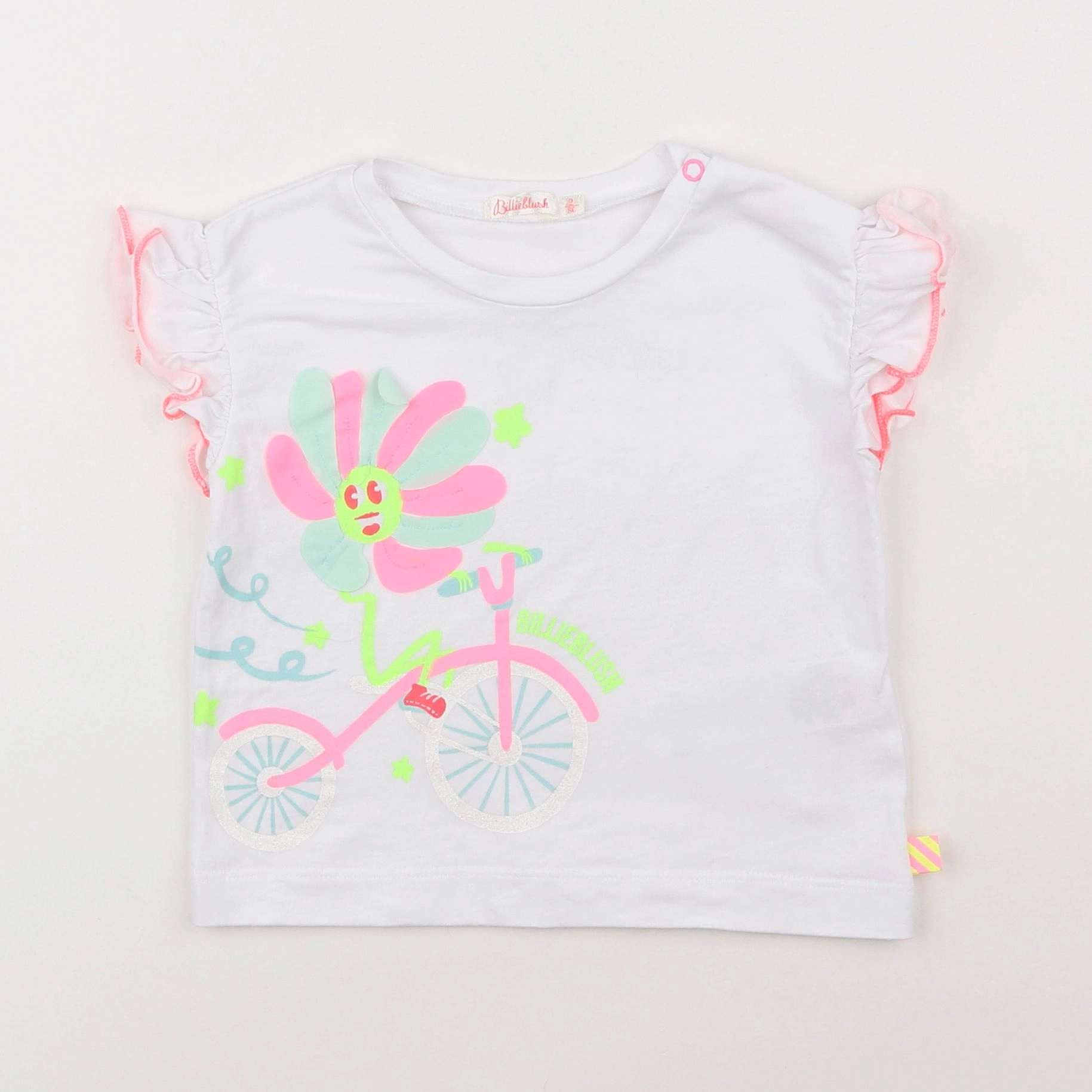 Billie Blush - tee-shirt blanc - 2 ans