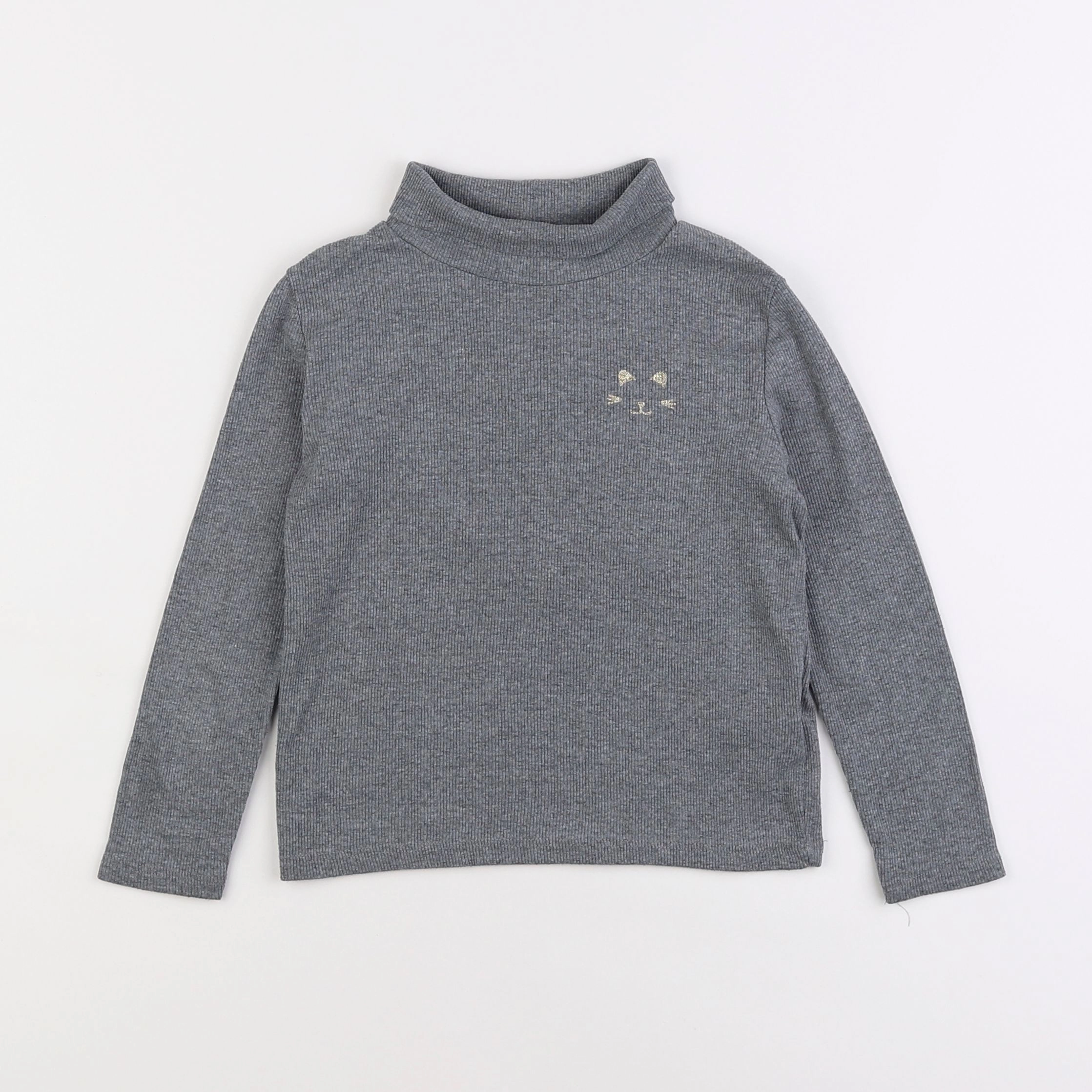 Vertbaudet - sous-pull gris - 5 ans