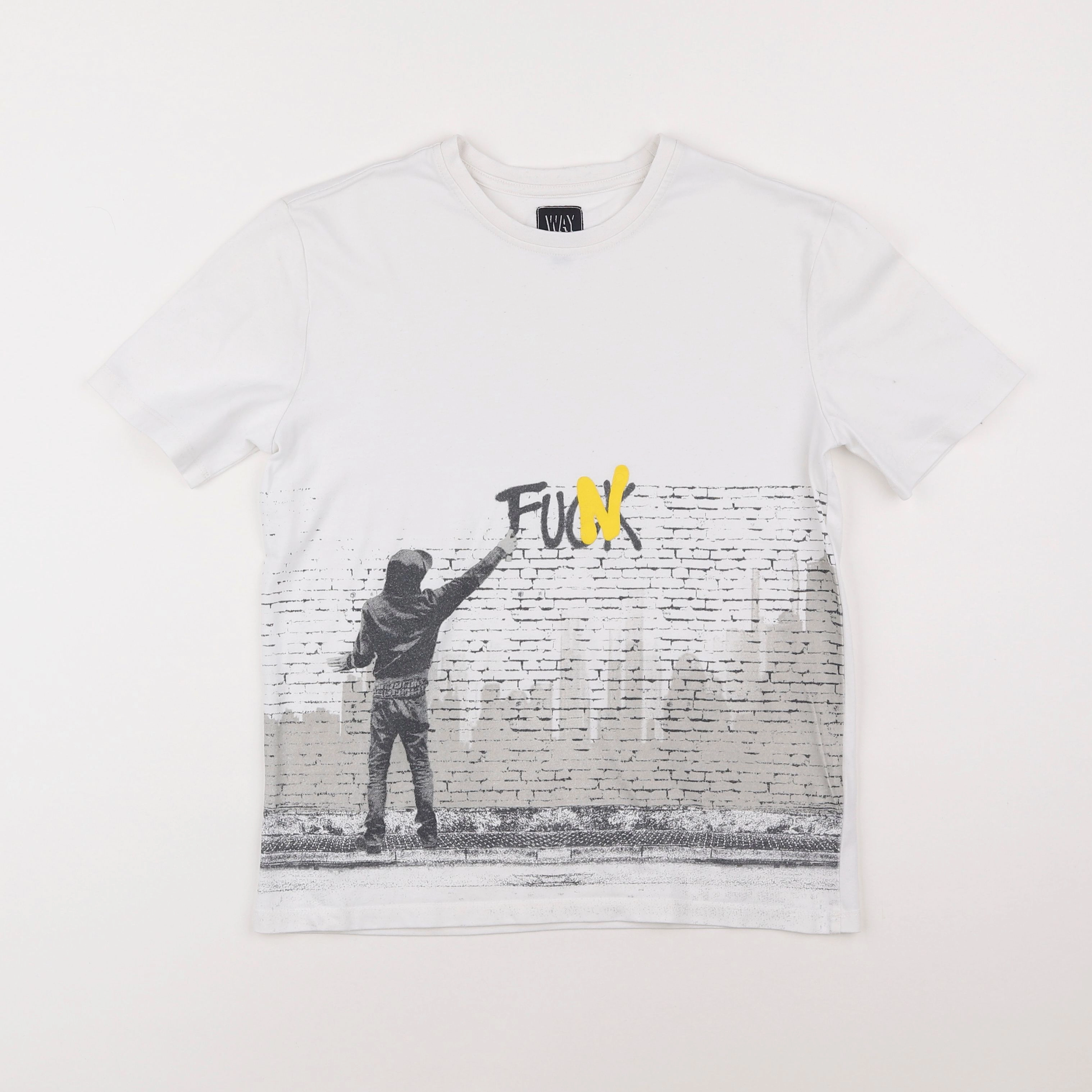 IKKS - tee-shirt blanc - 12 ans