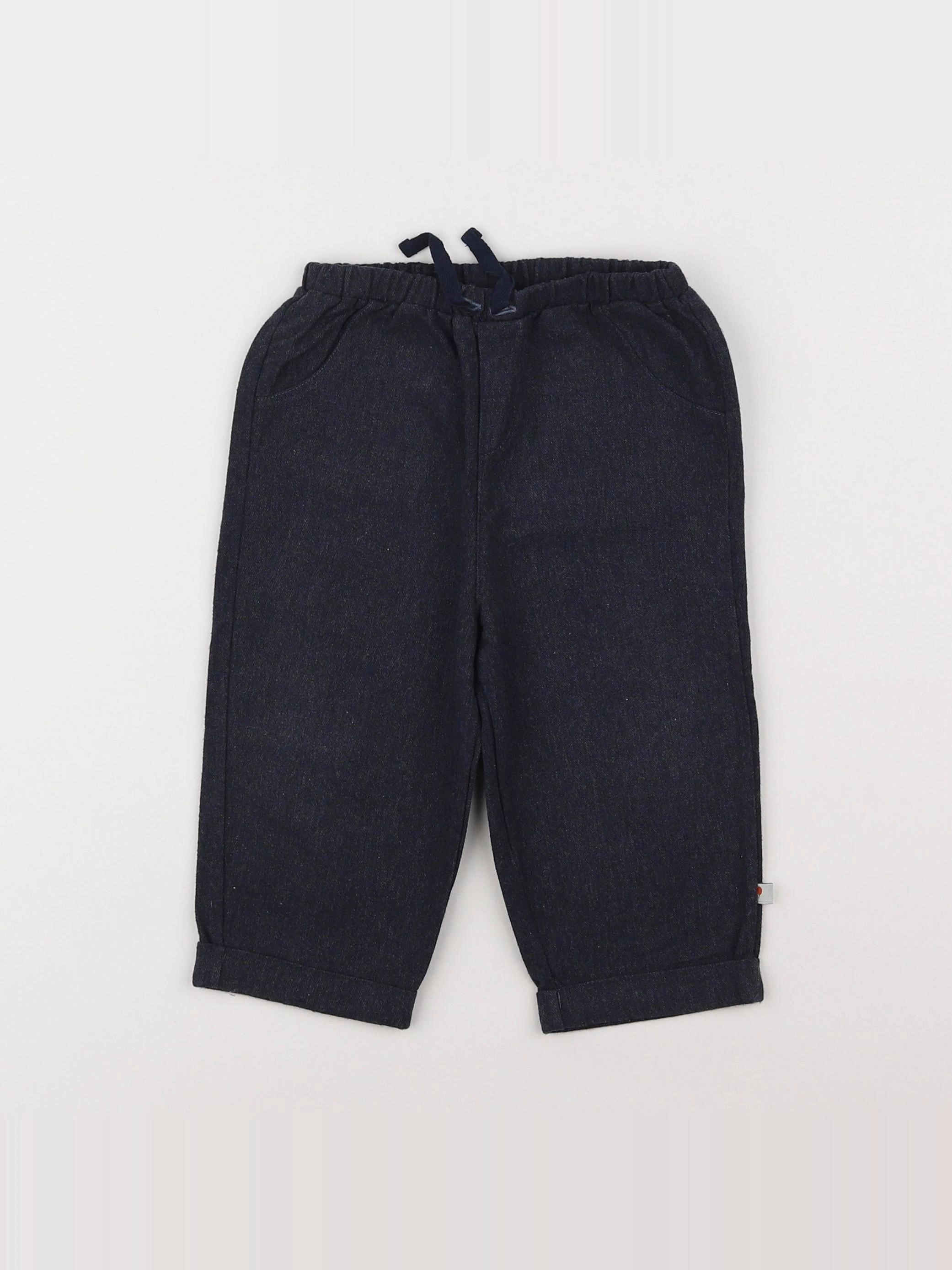 Petite Lucette - pantalon bleu - 18 mois