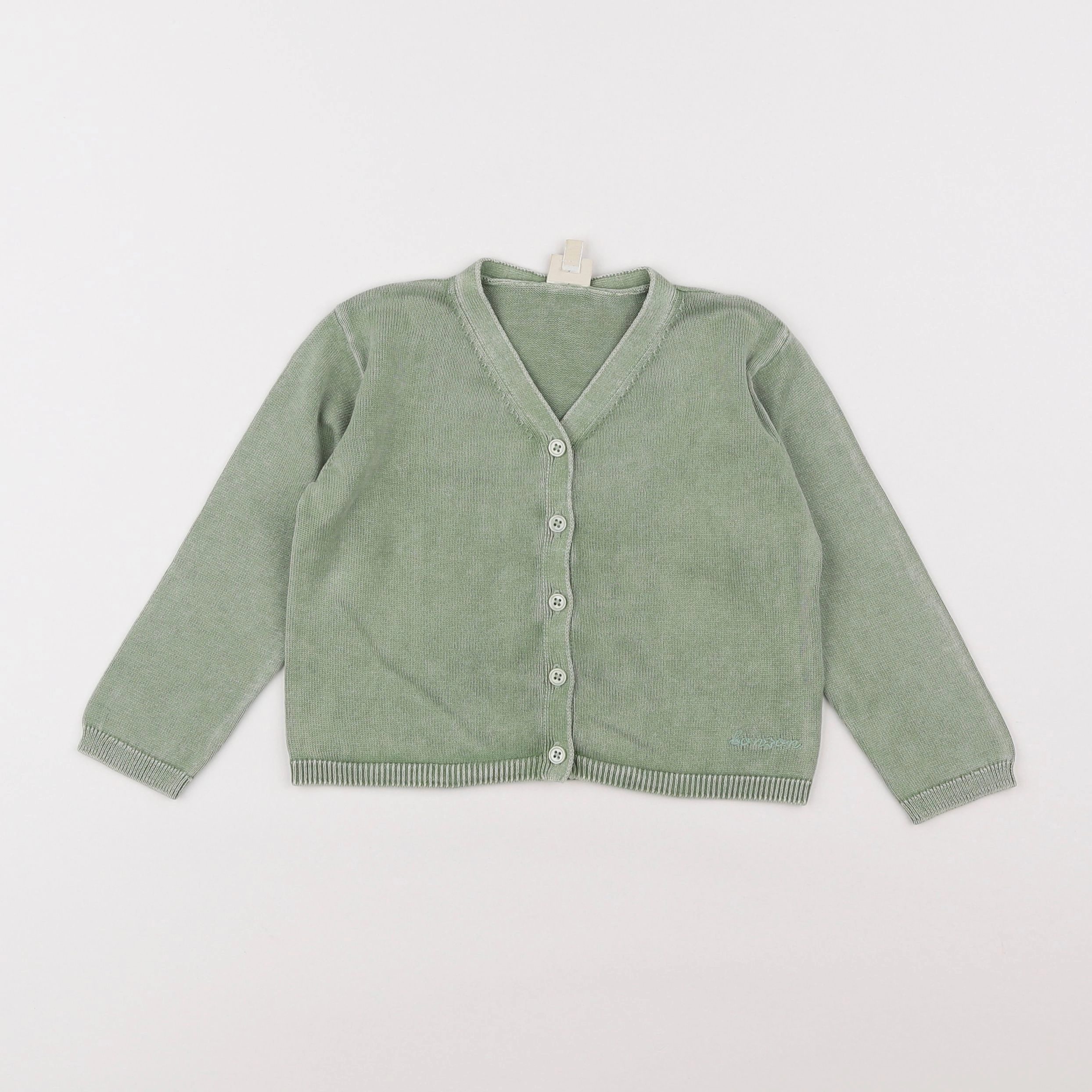 Bonton - gilet vert - 2 ans