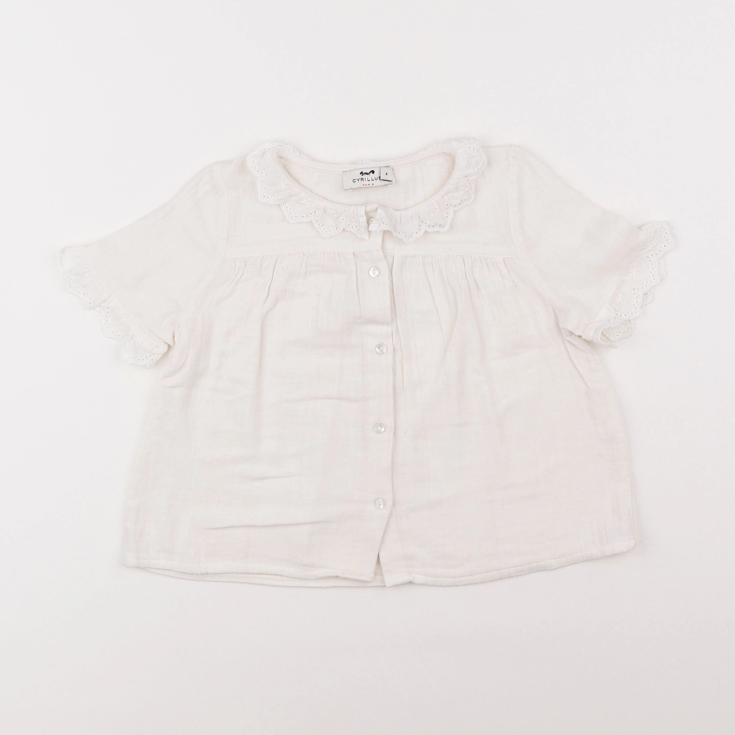 Cyrillus - chemise blanc - 4 ans