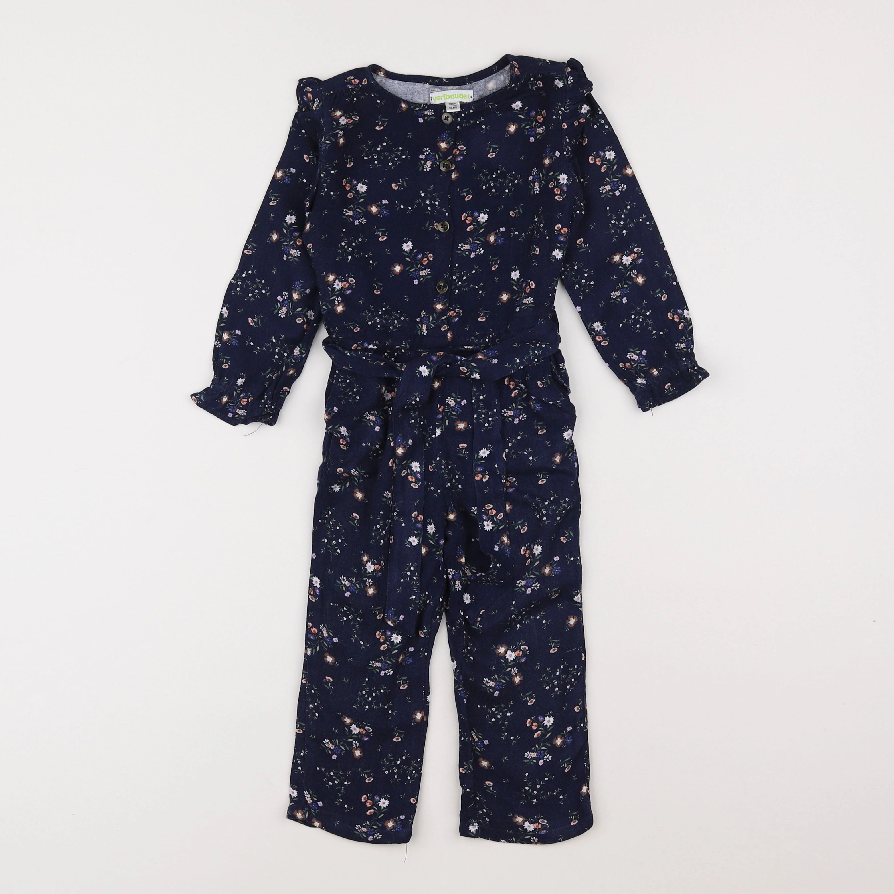 Vertbaudet - combinaison bleu - 2 ans