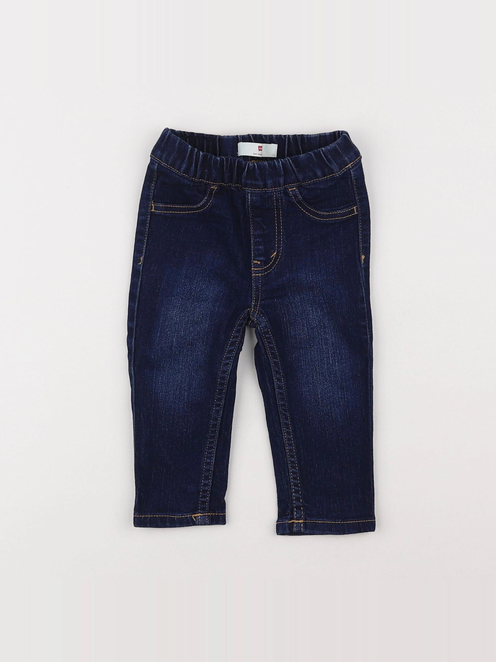 Levi's - jegging bleu - 6/9 mois