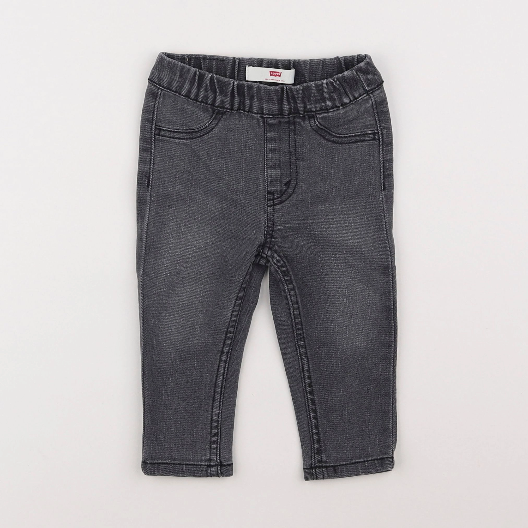 Levi's - jegging gris - 6/9 mois