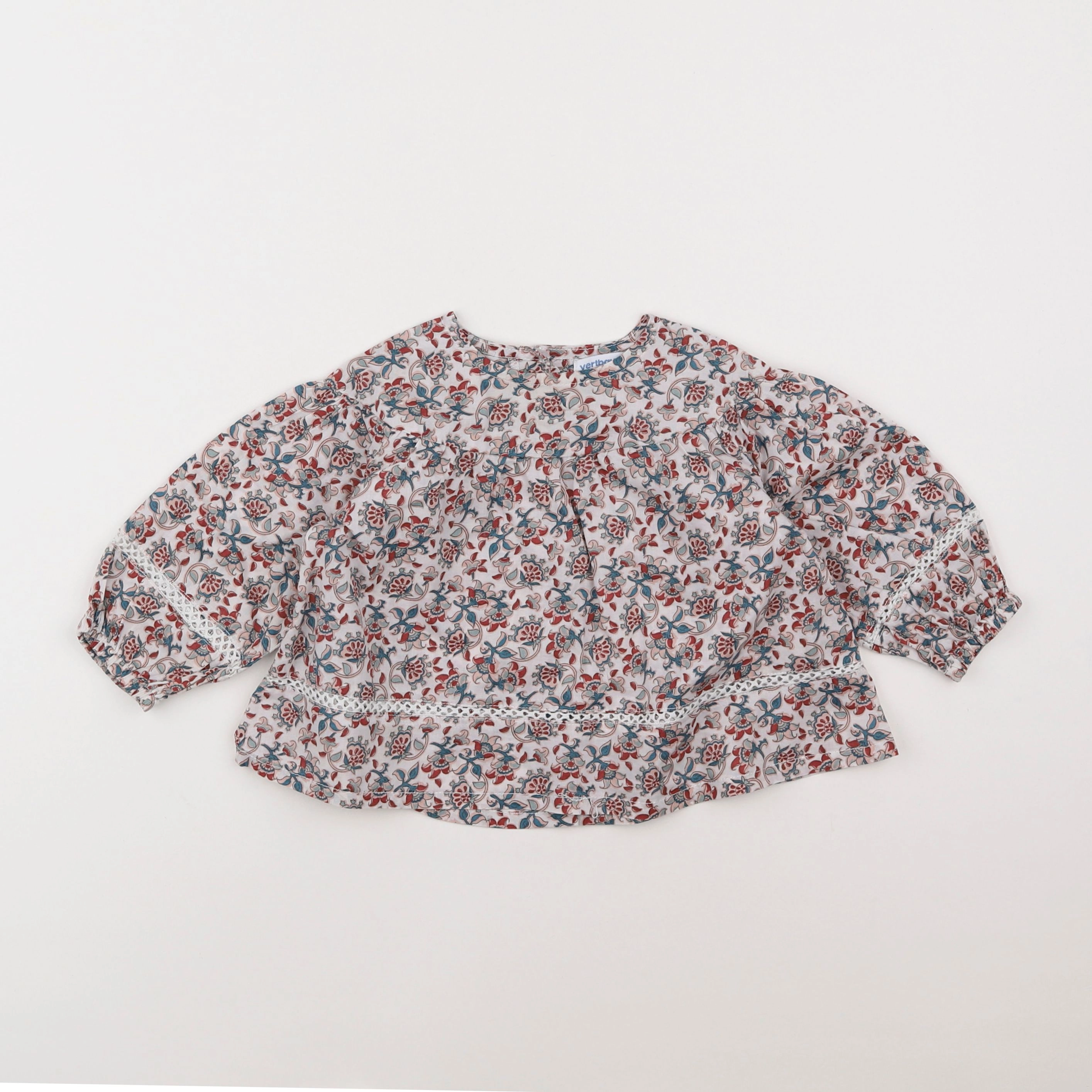 Vertbaudet - blouse multicolore - 18 mois