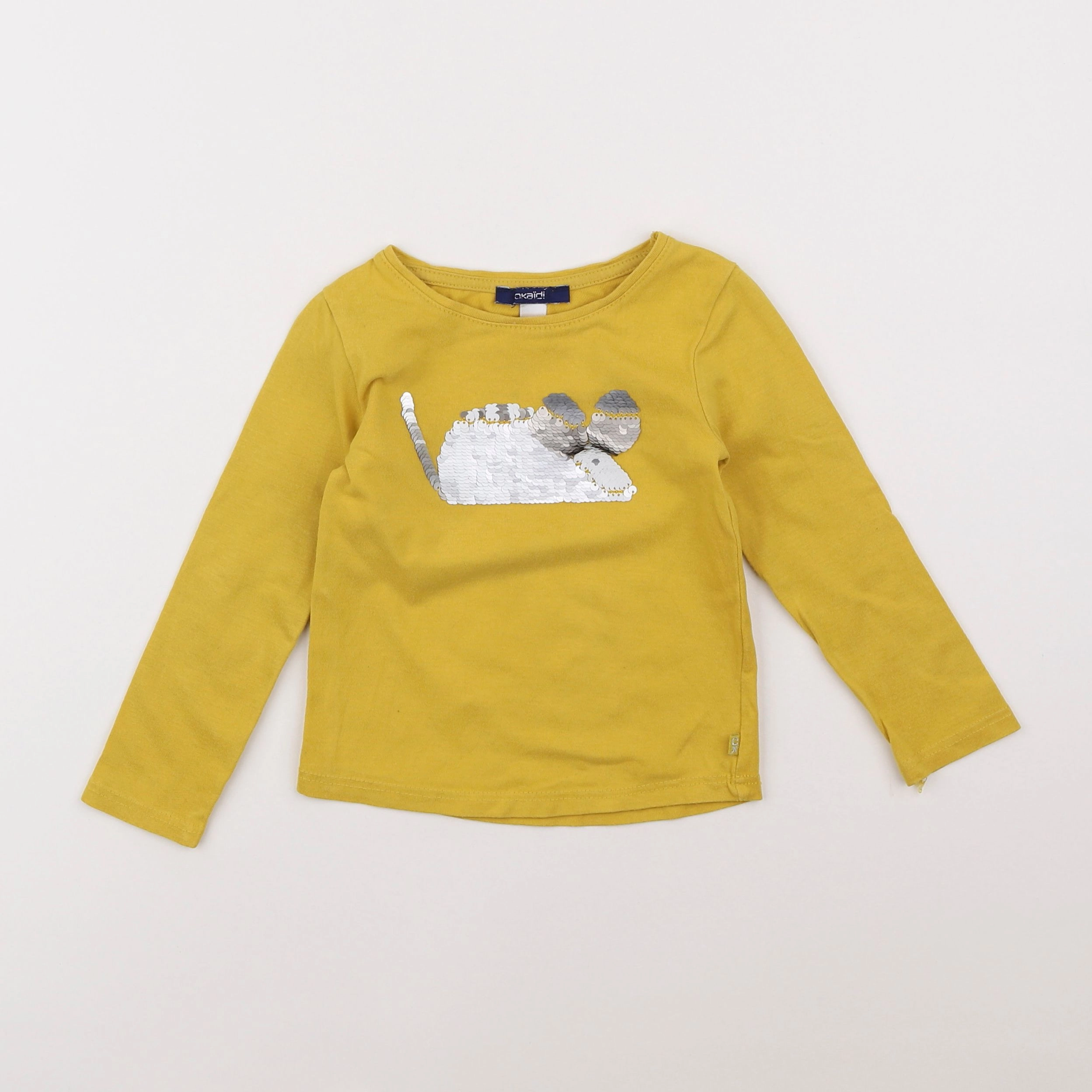 Okaidi - tee-shirt jaune - 2 ans