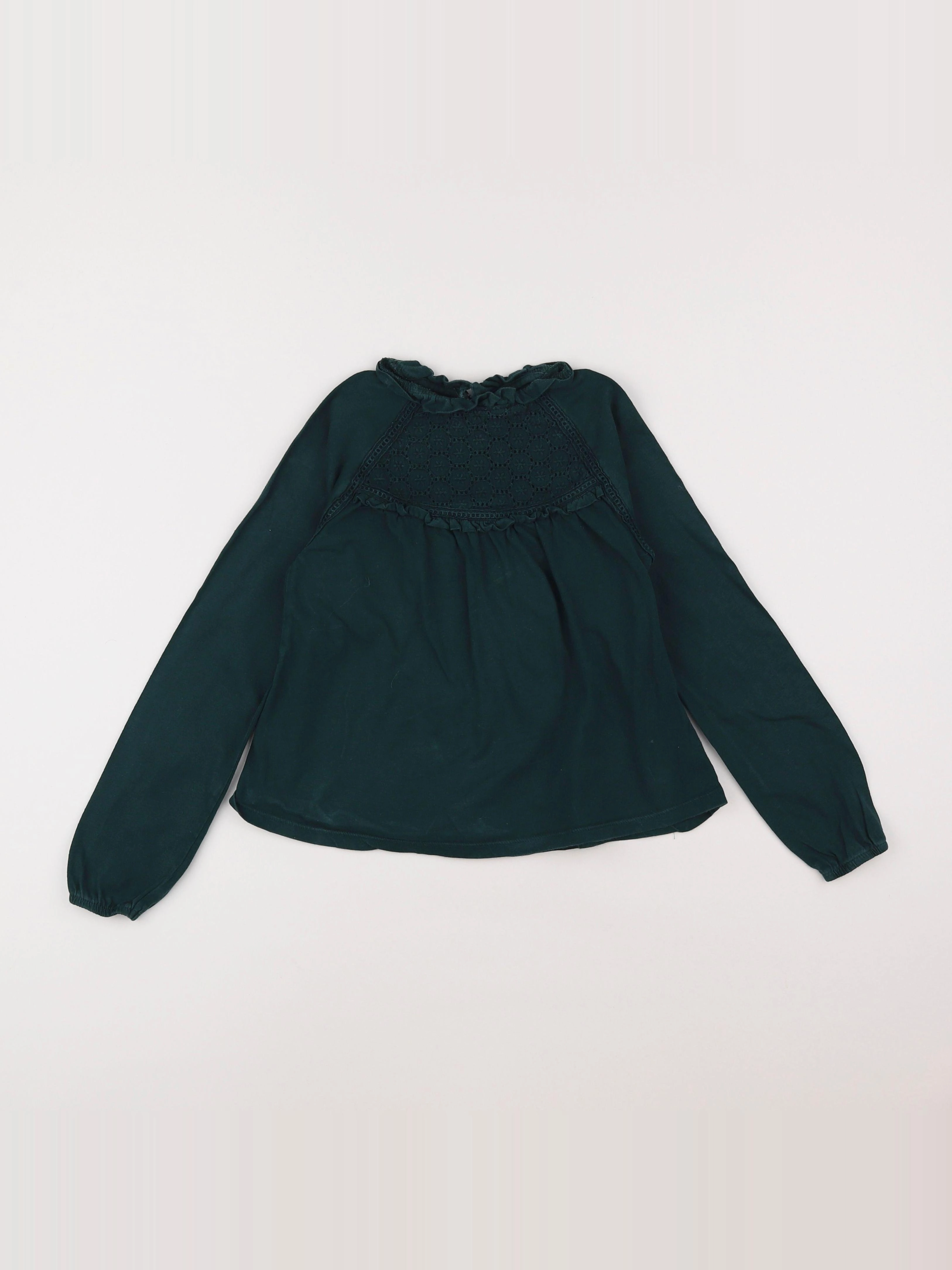 Vertbaudet - tee-shirt vert - 8 ans