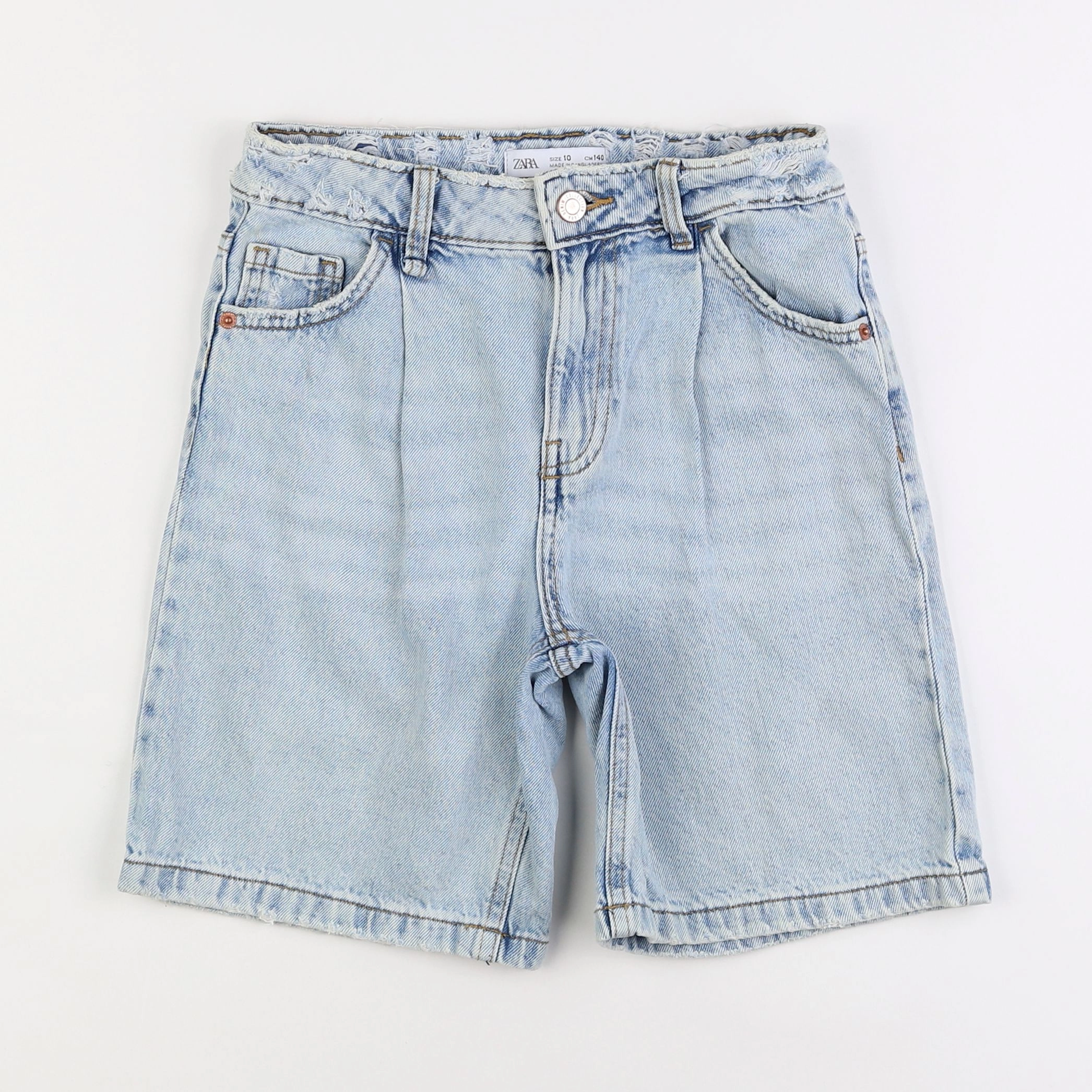 Zara - short bleu - 10 ans