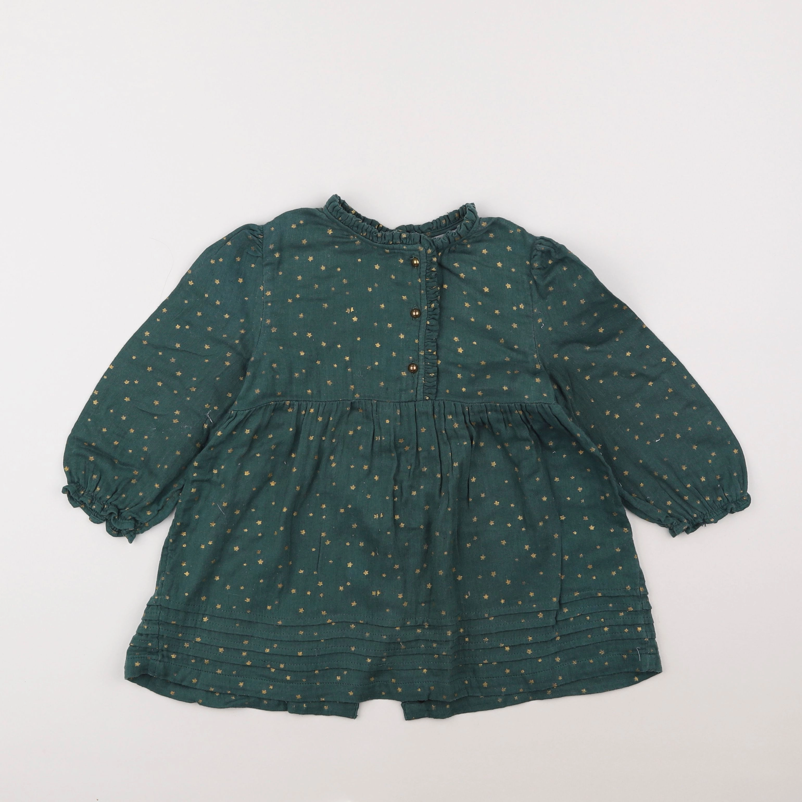 Vertbaudet - robe vert - 3 ans