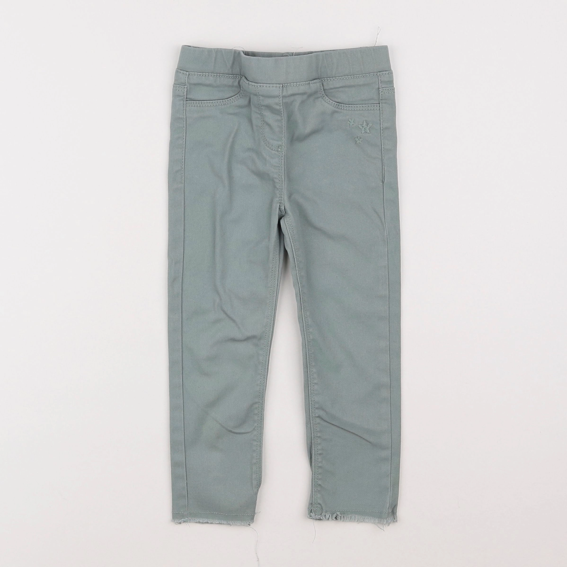 Vertbaudet - jegging vert - 3 ans