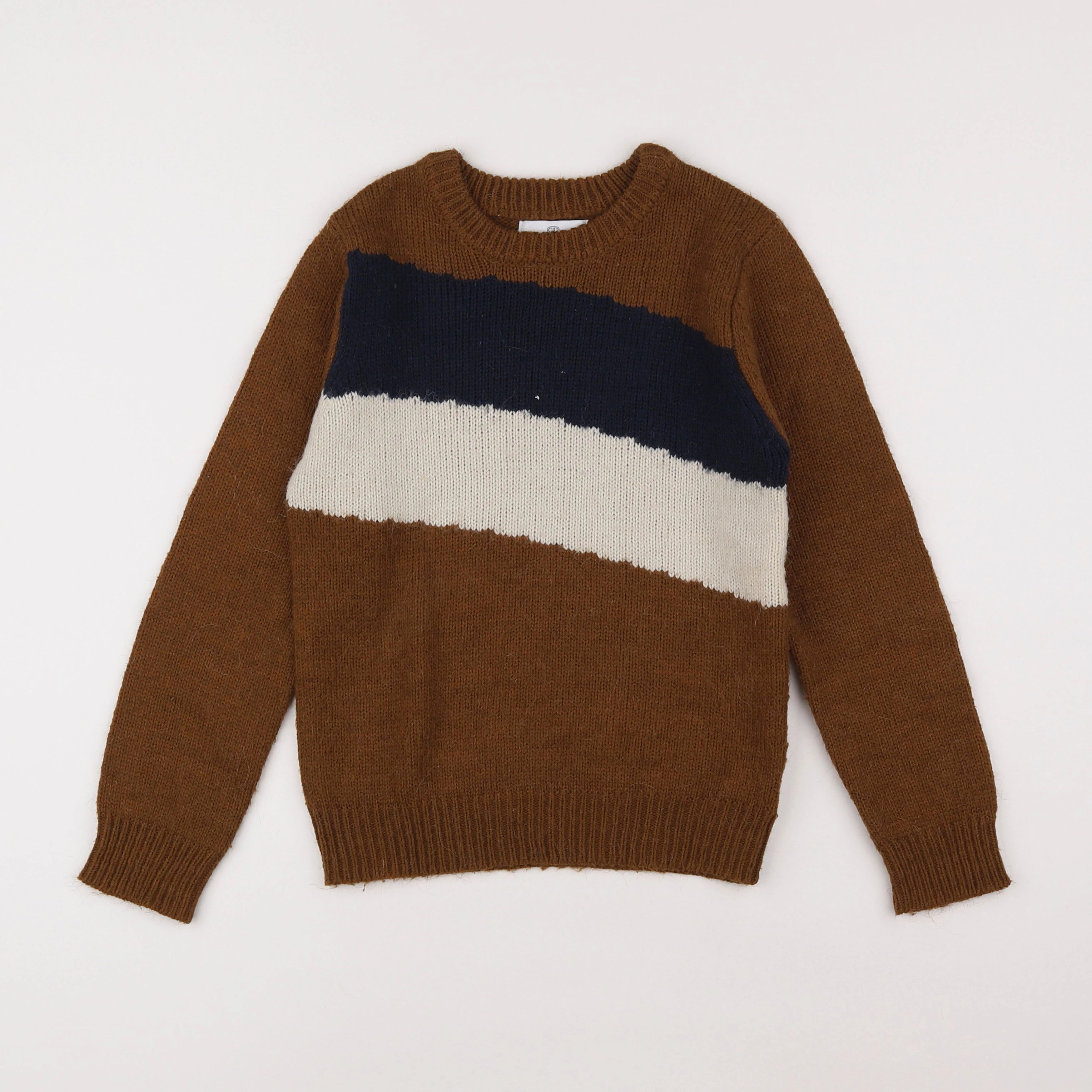 La Redoute - pull marron - 10 ans