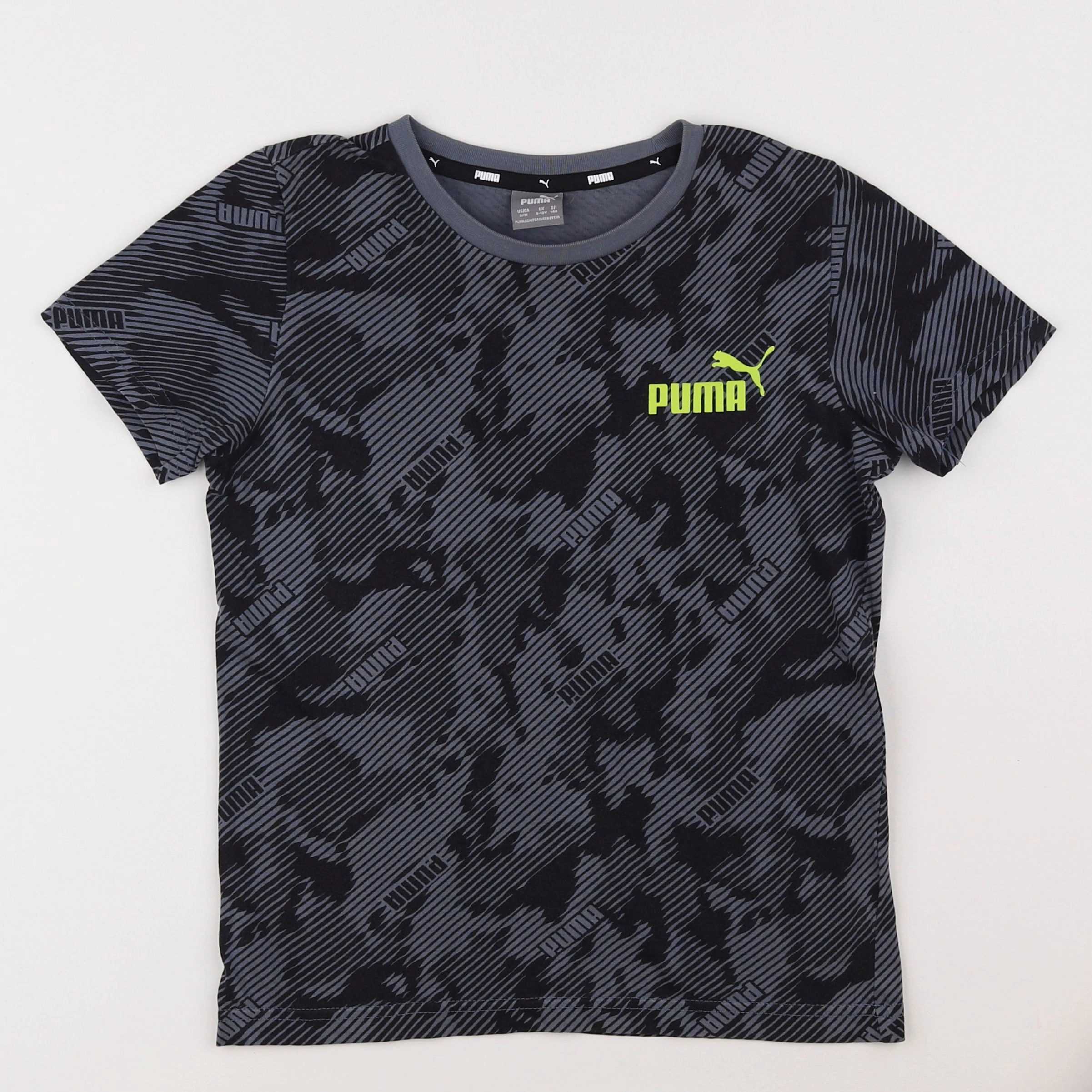 Puma - tee-shirt gris - 9/10 ans