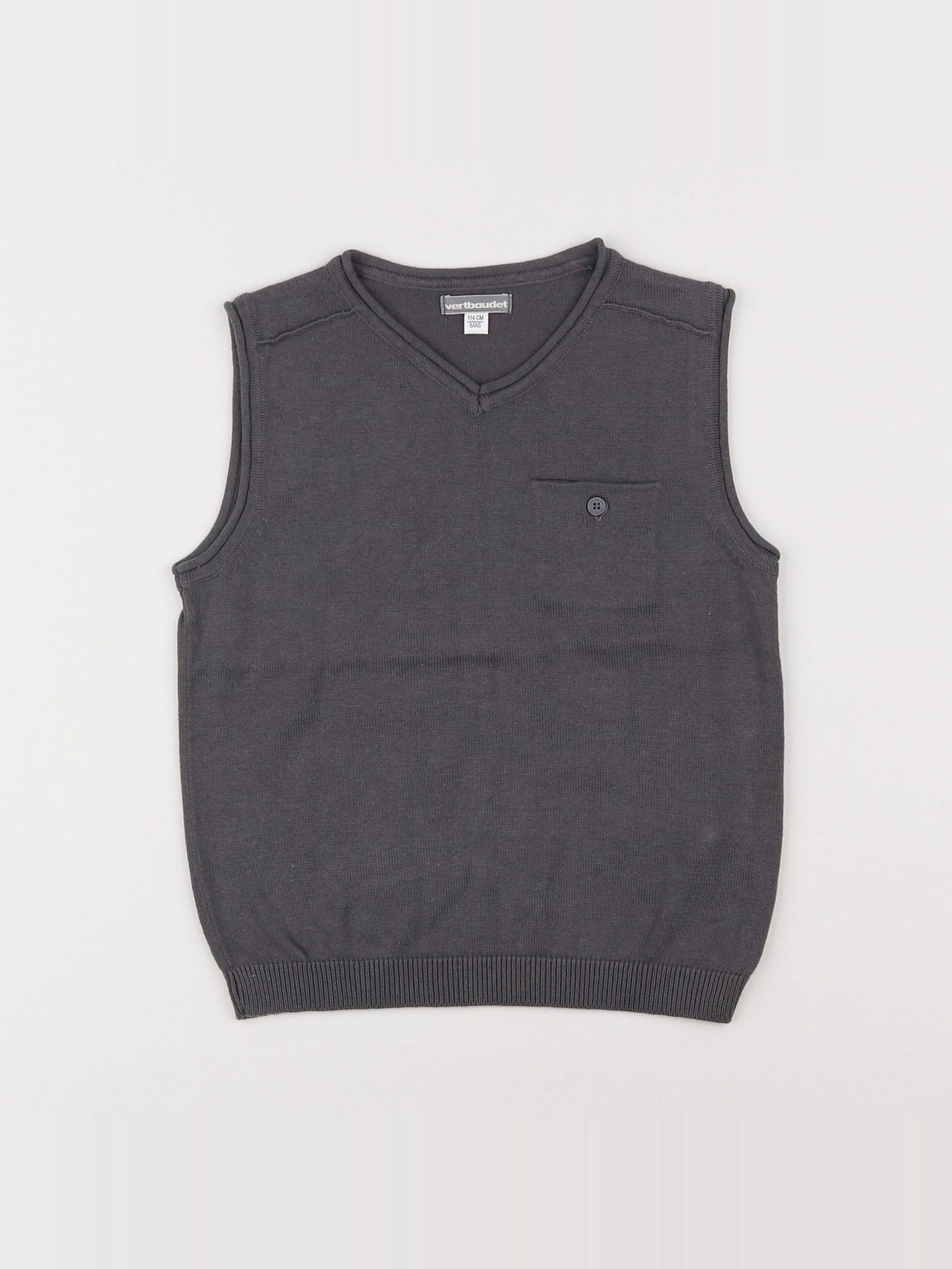 Vertbaudet - pull bleu - 6 ans