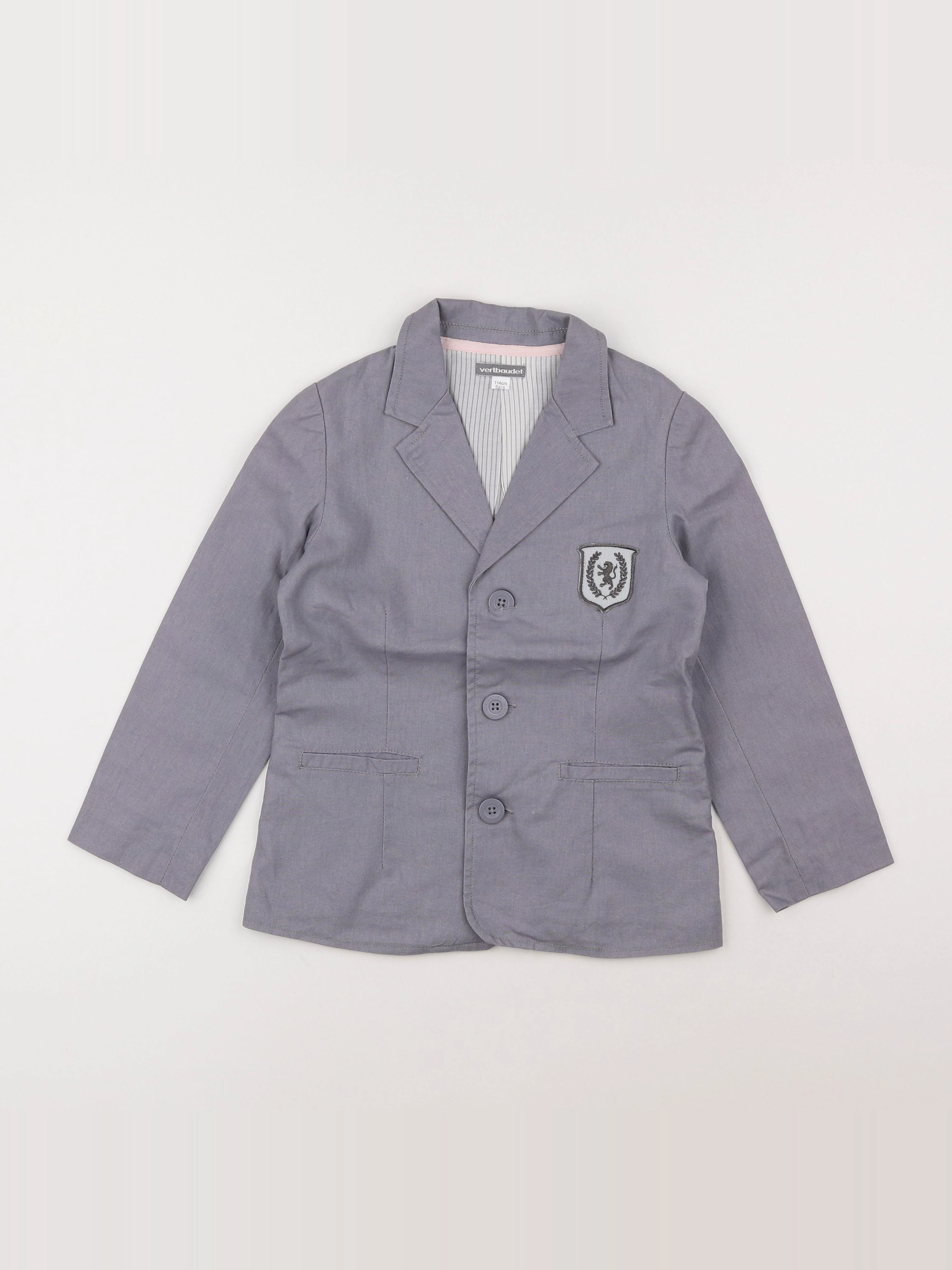 Vertbaudet - veste bleu - 6 ans