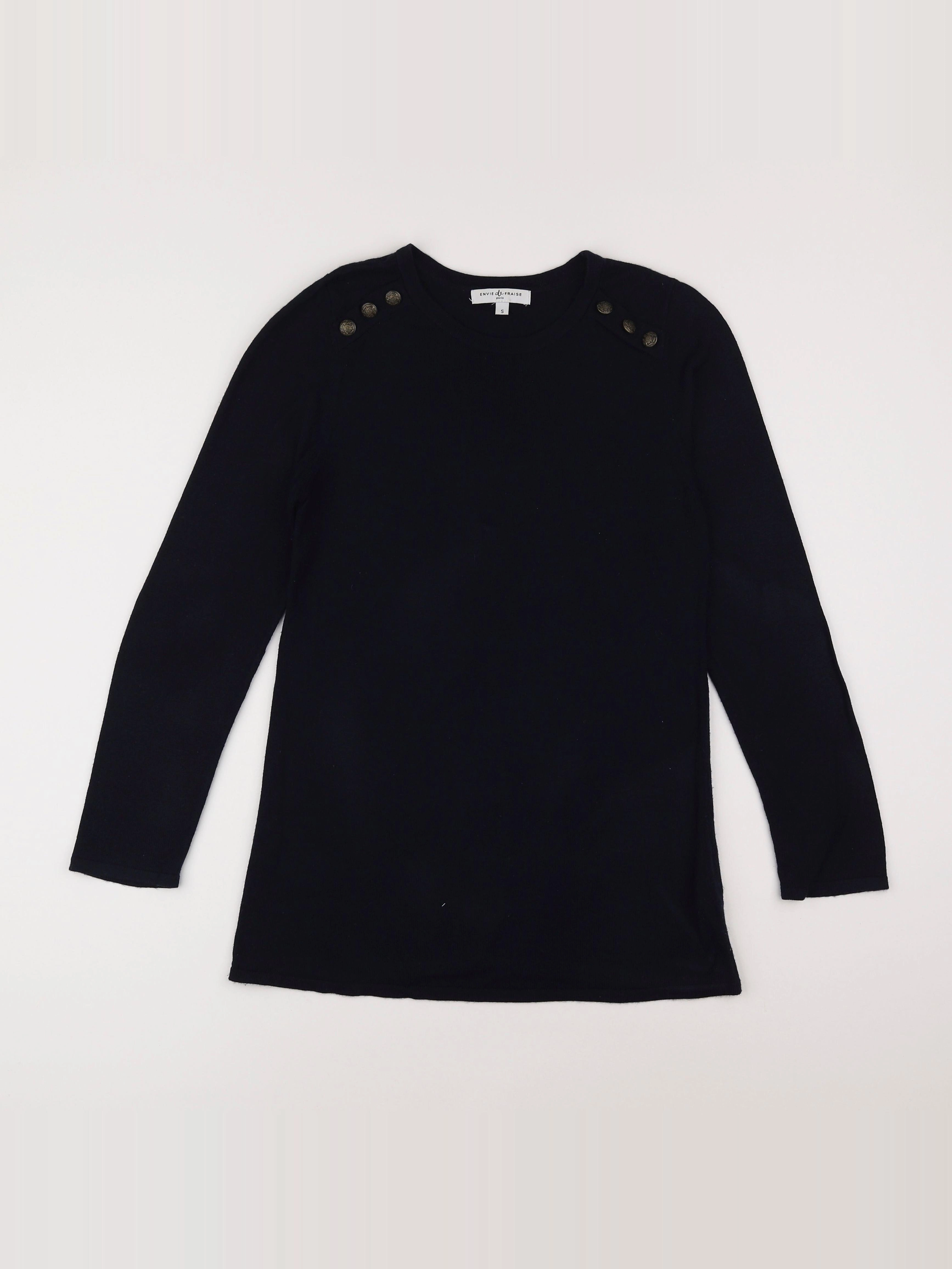 Envie de fraise - pull grossesse bleu - s