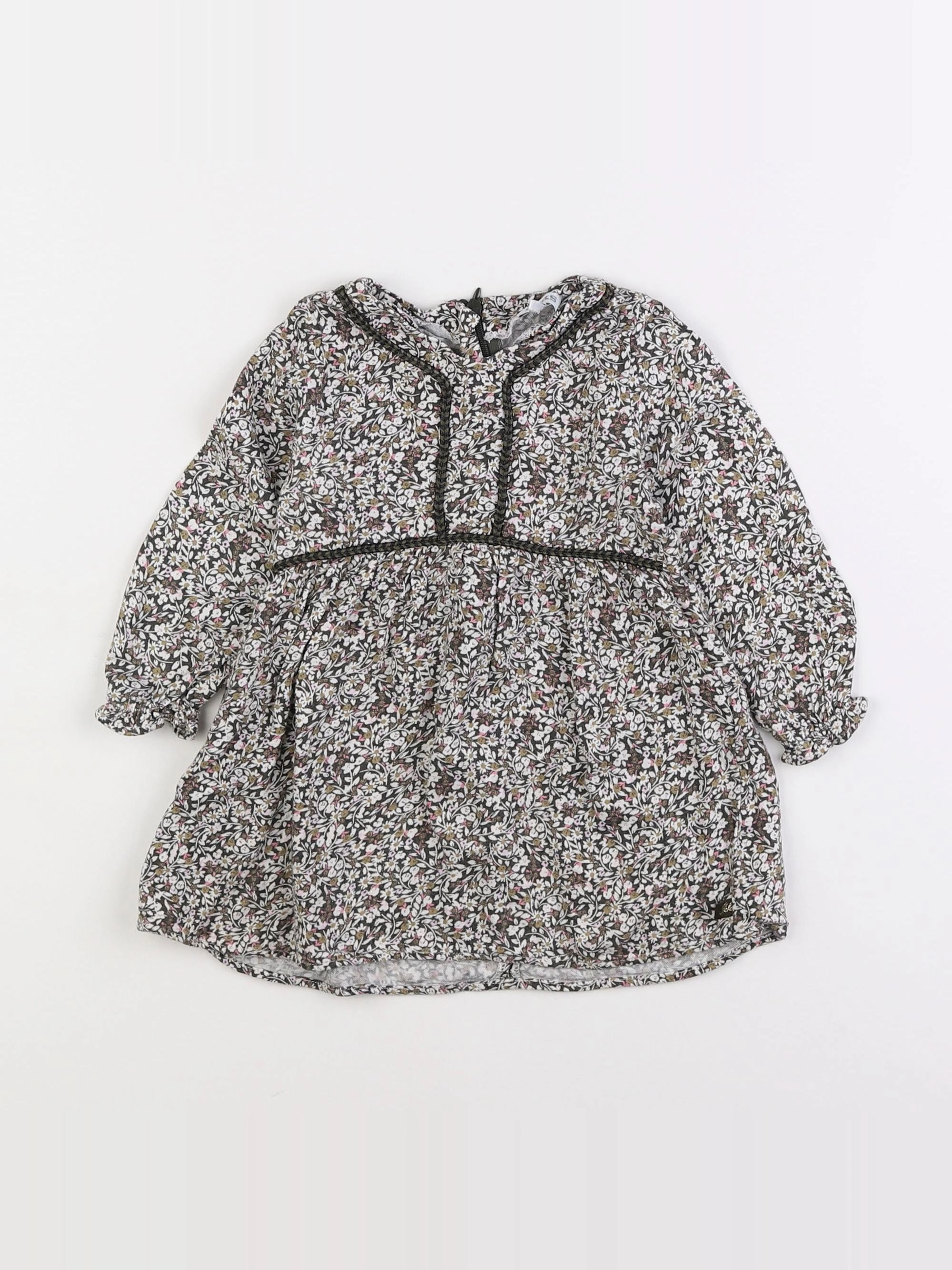IKKS - robe marron - 18 mois