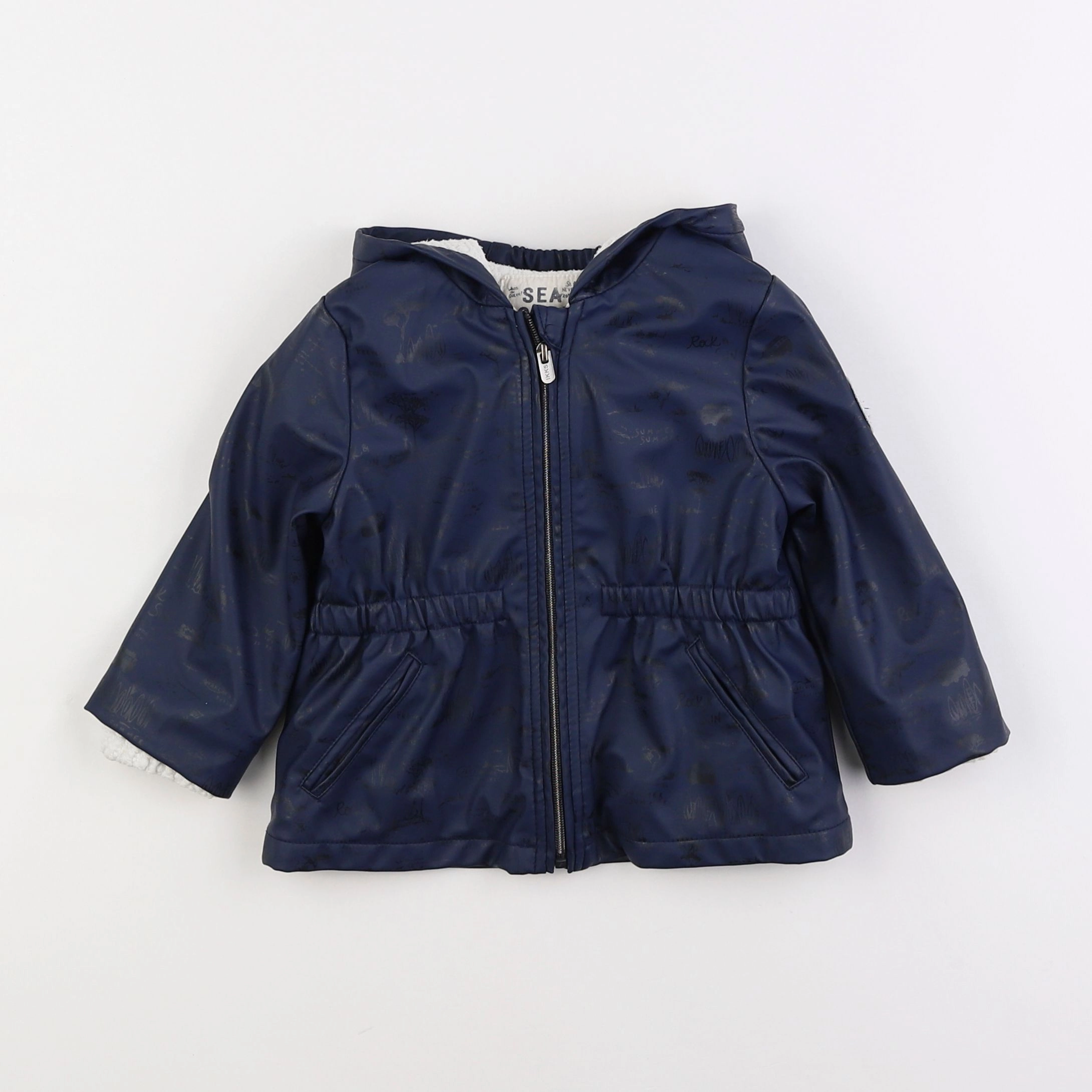 IKKS - imperméable bleu - 18 mois