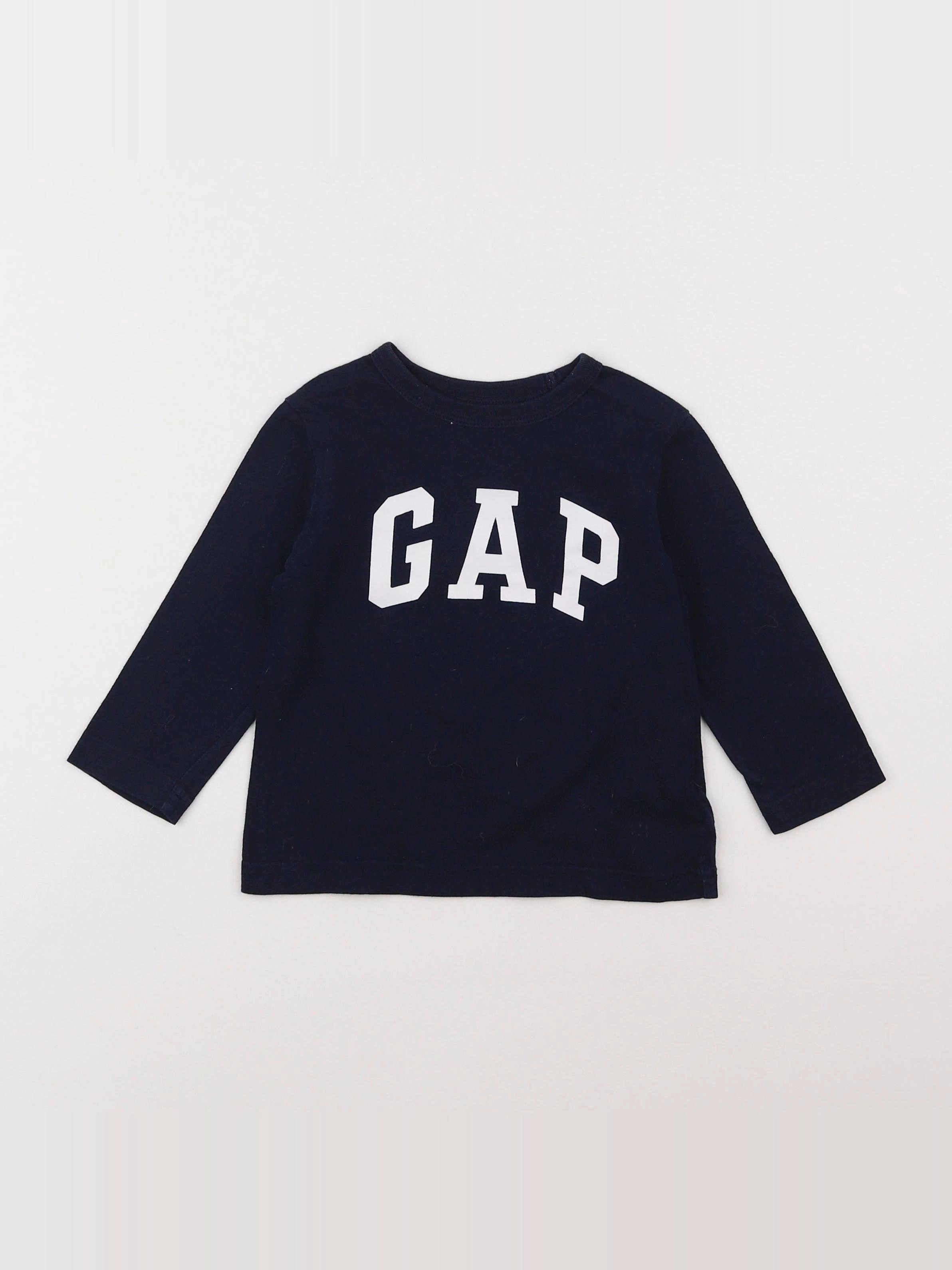 GAP - tee-shirt bleu - 12/18 mois