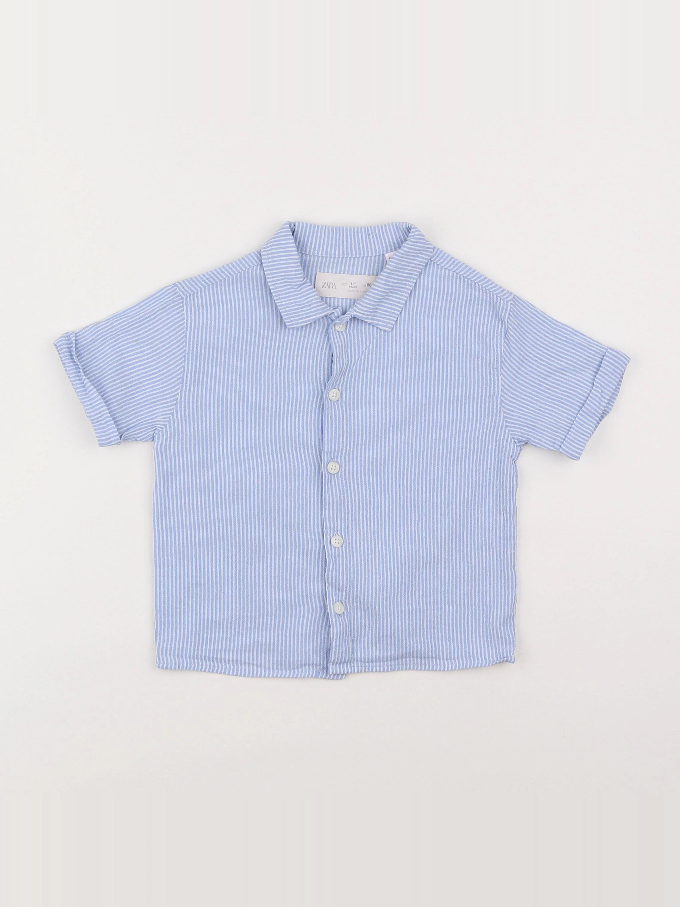 GAP - chemise bleu - 12/18 mois