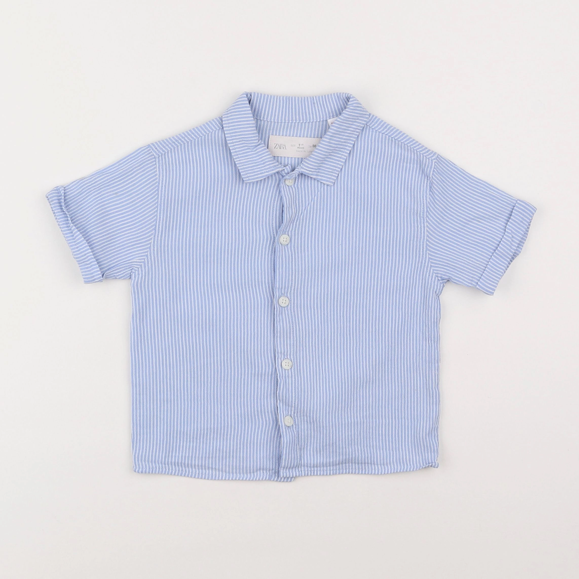 GAP - chemise bleu - 12/18 mois