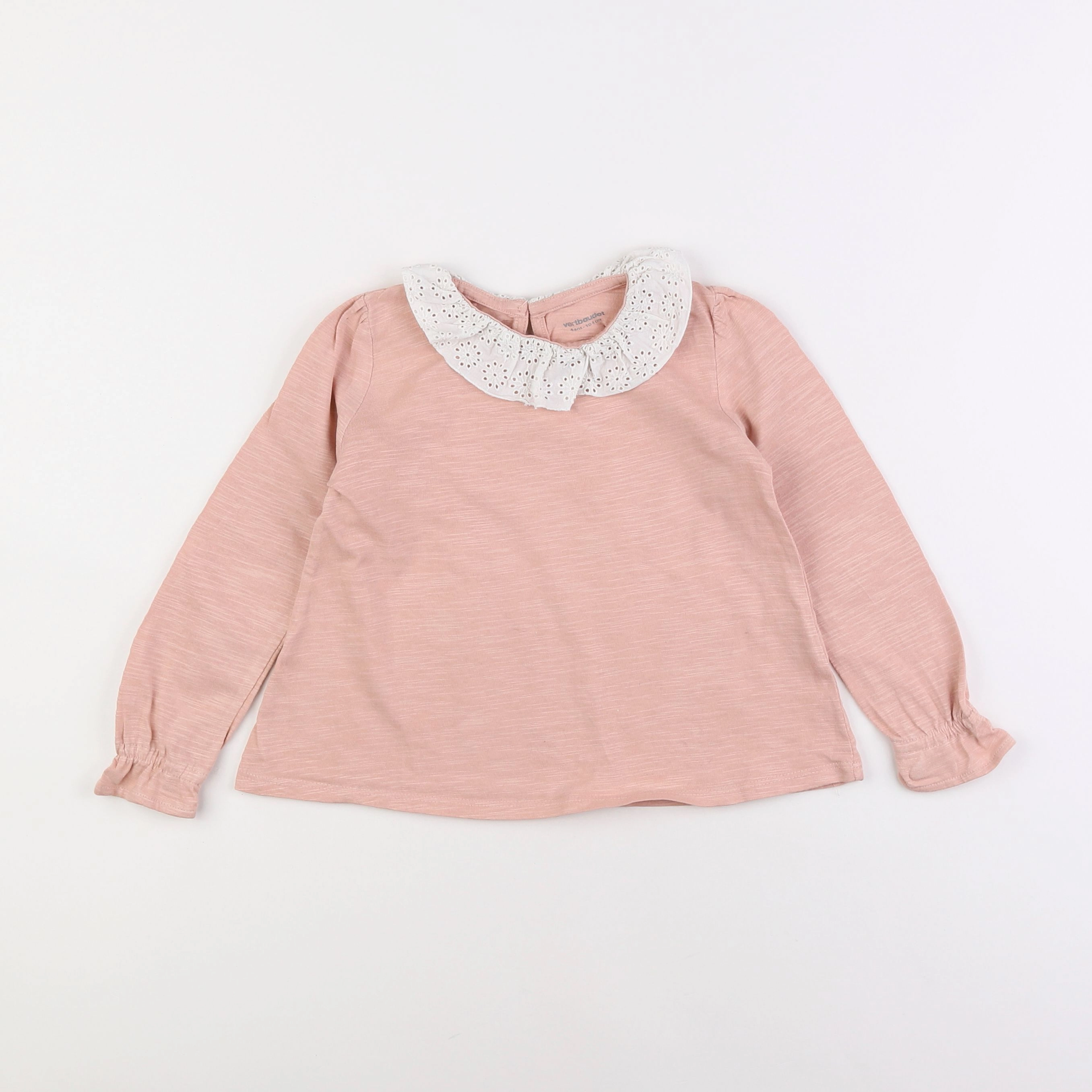 Vertbaudet - tee-shirt rose - 4 ans