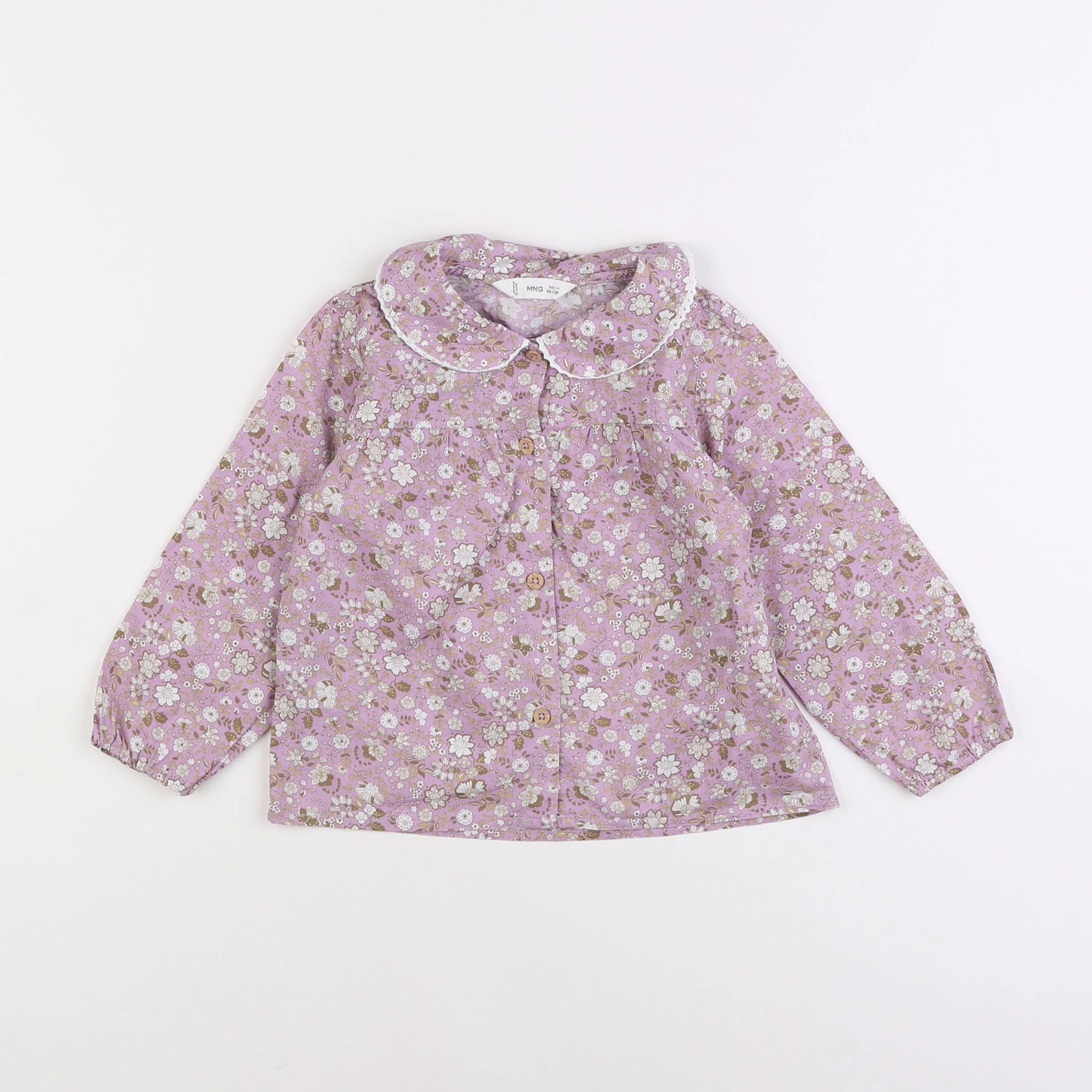 Mango - blouse rose - 2/3 ans