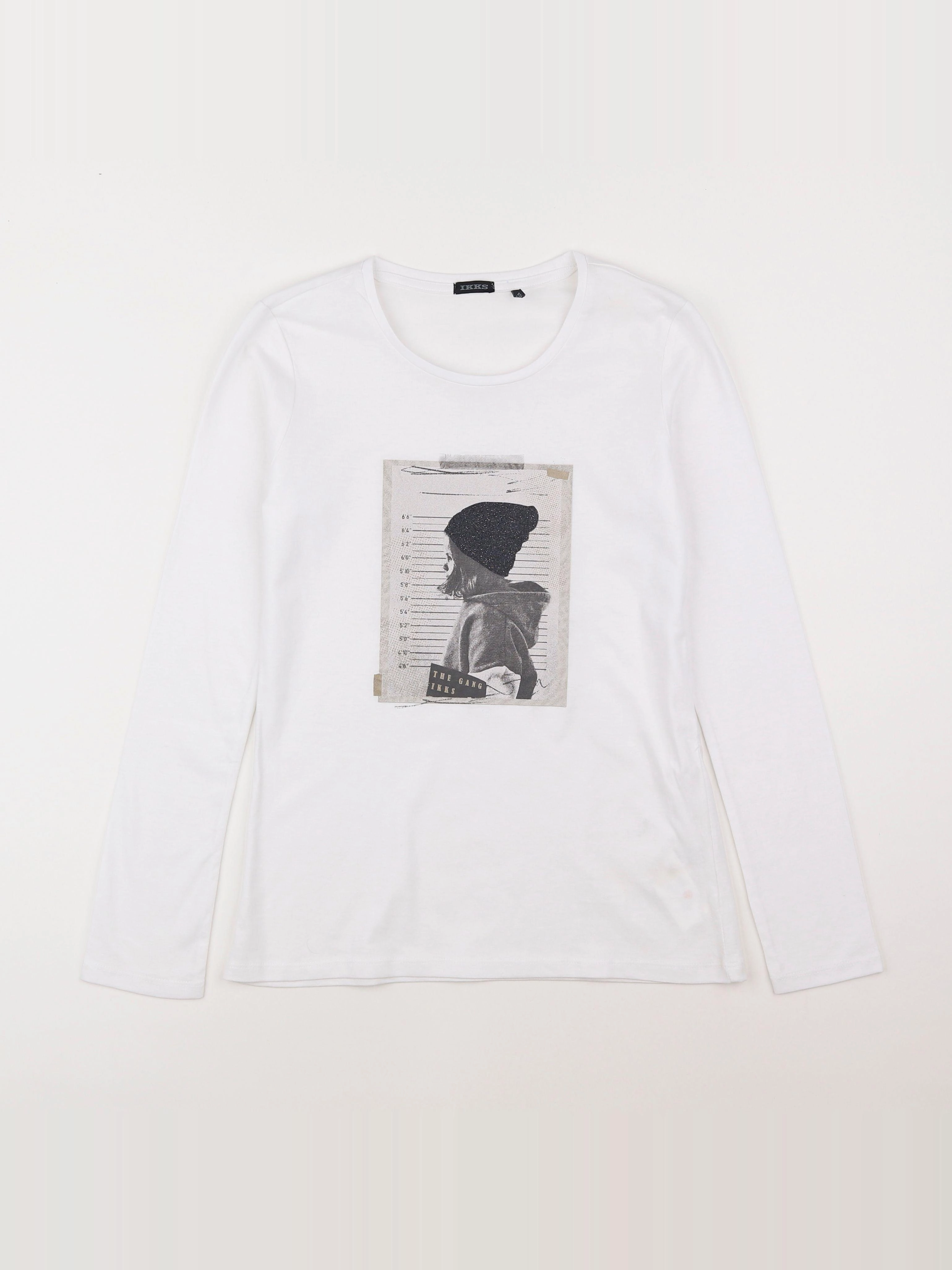 IKKS - tee-shirt blanc - 14 ans