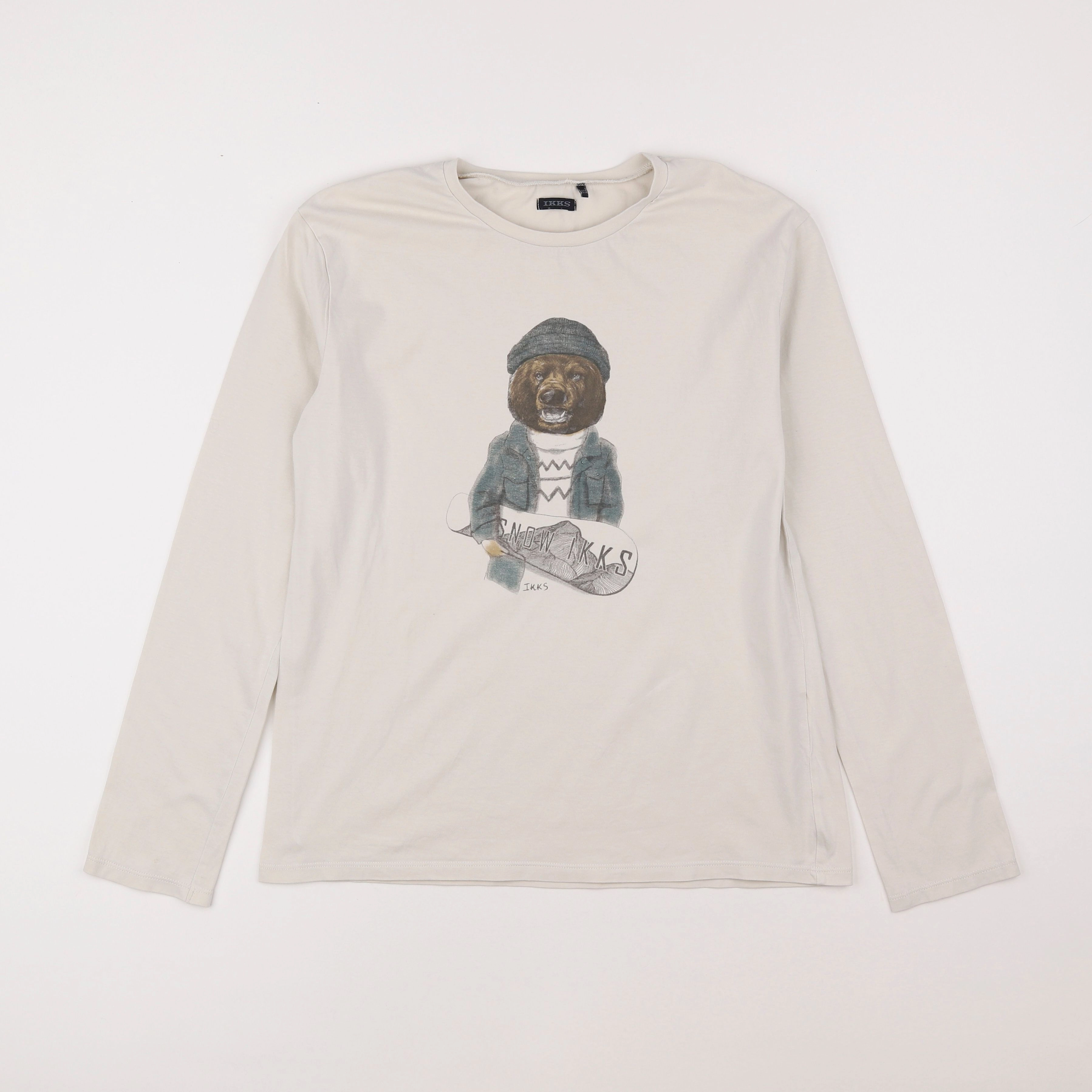 IKKS - tee-shirt blanc - 14 ans