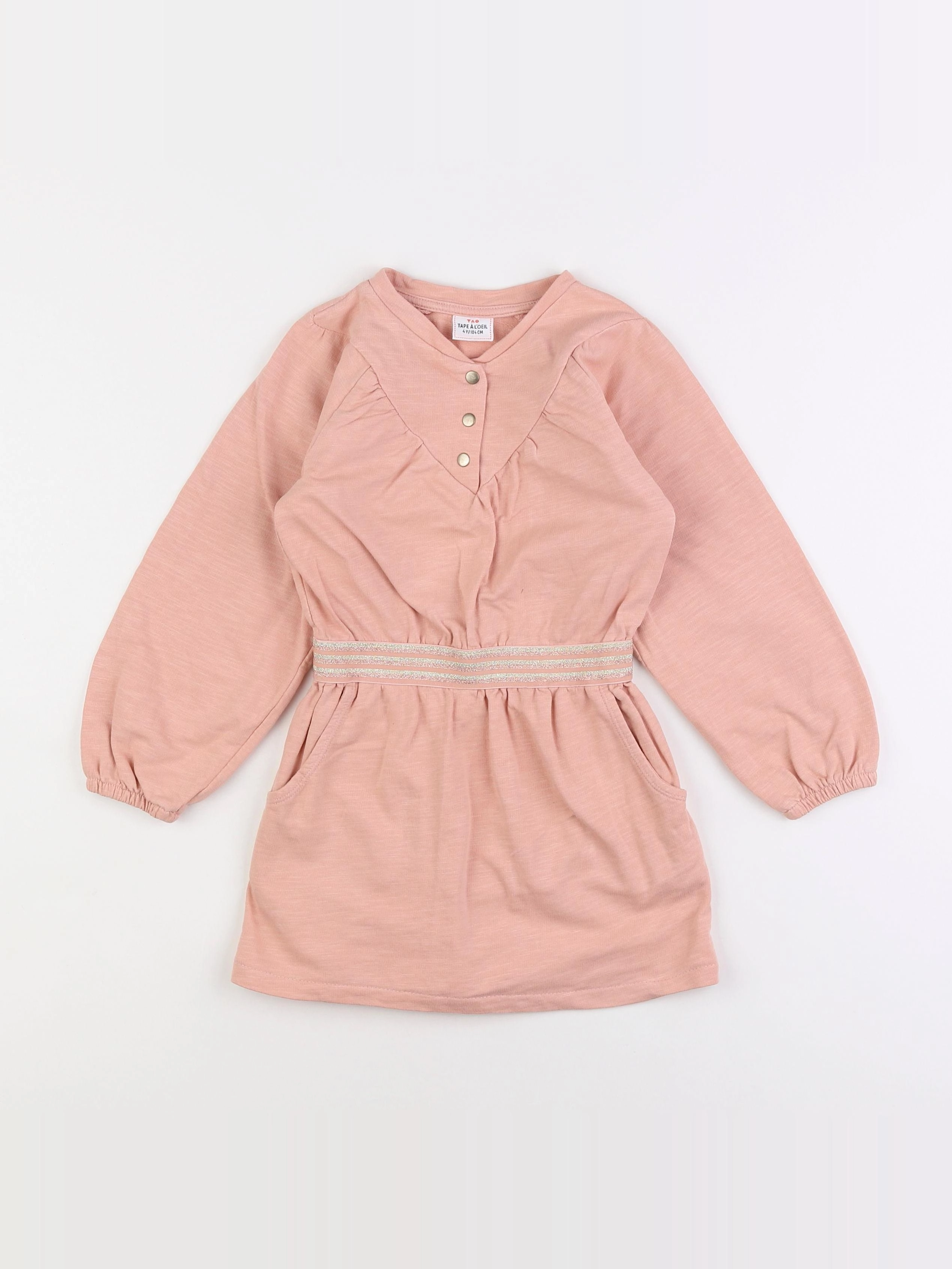 Tape à l'oeil - robe rose - 4 ans