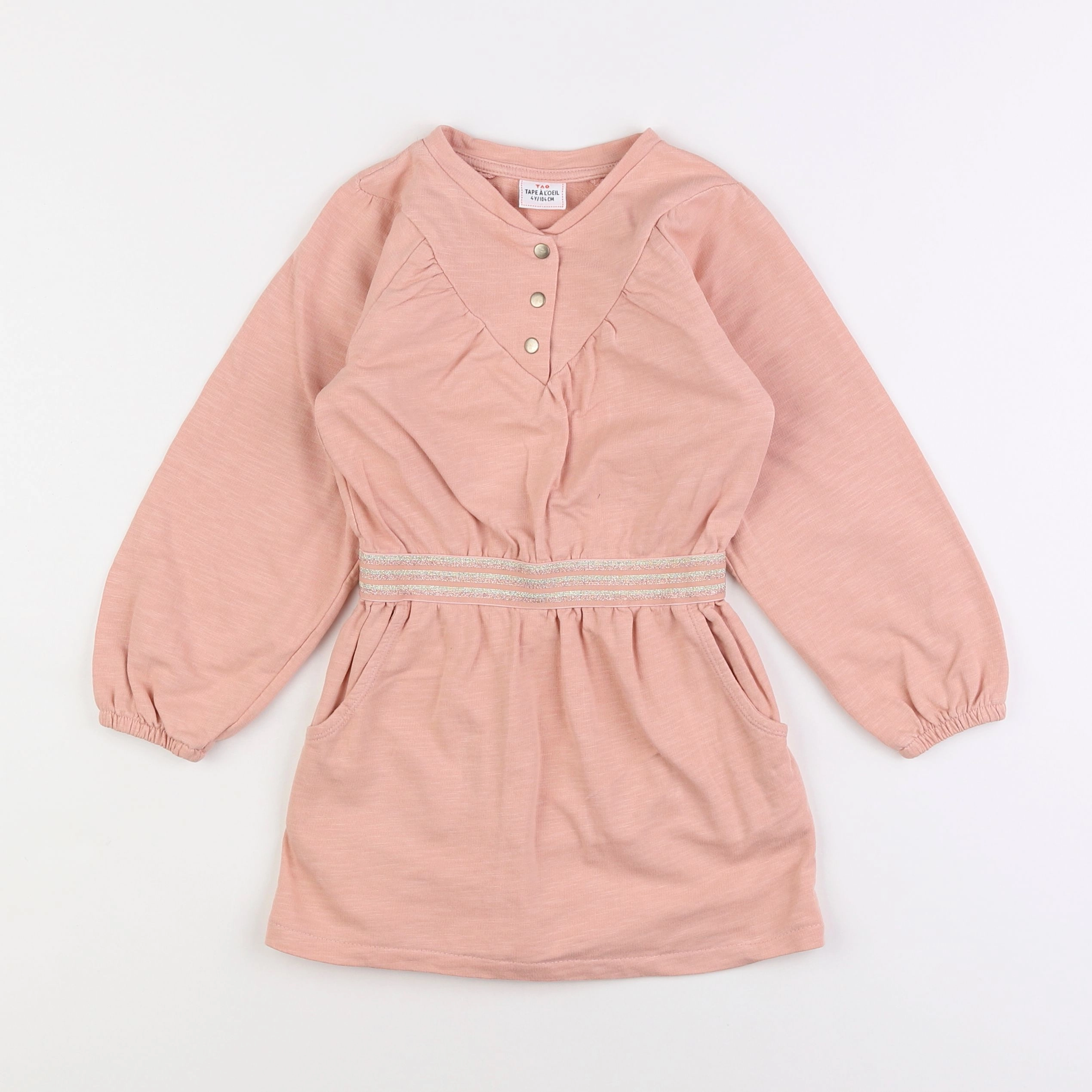 Tape à l'oeil - robe rose - 4 ans