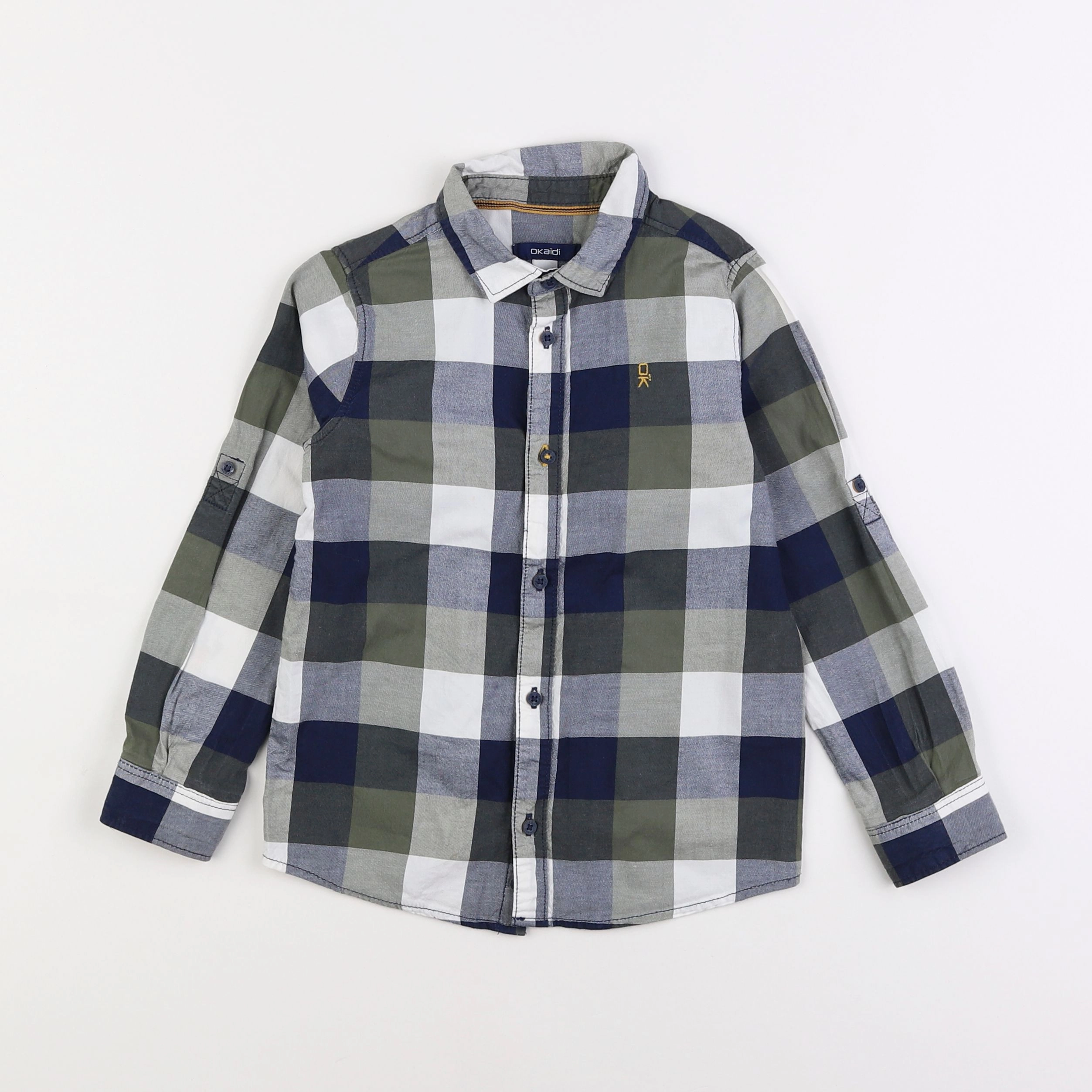 Okaidi - chemise vert - 5 ans