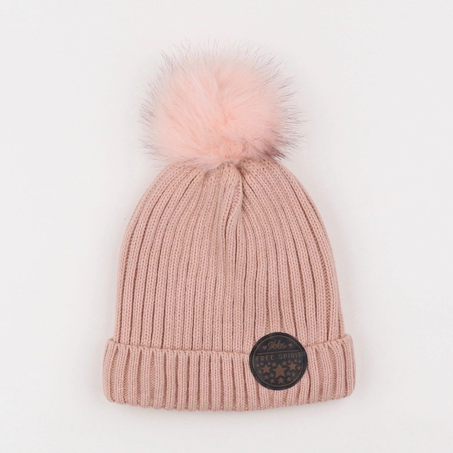 IKKS - bonnet rose - 8/14 ans