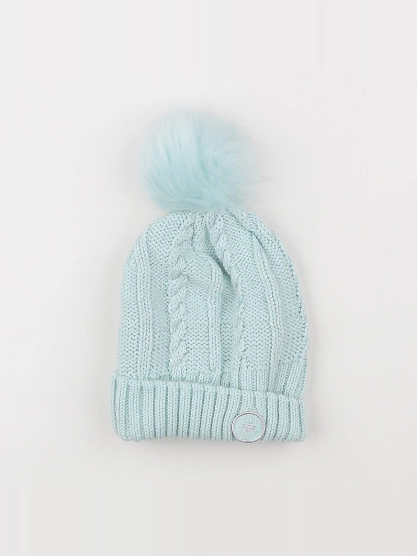 Decathlon ski - bonnet bleu - 8/11 ans