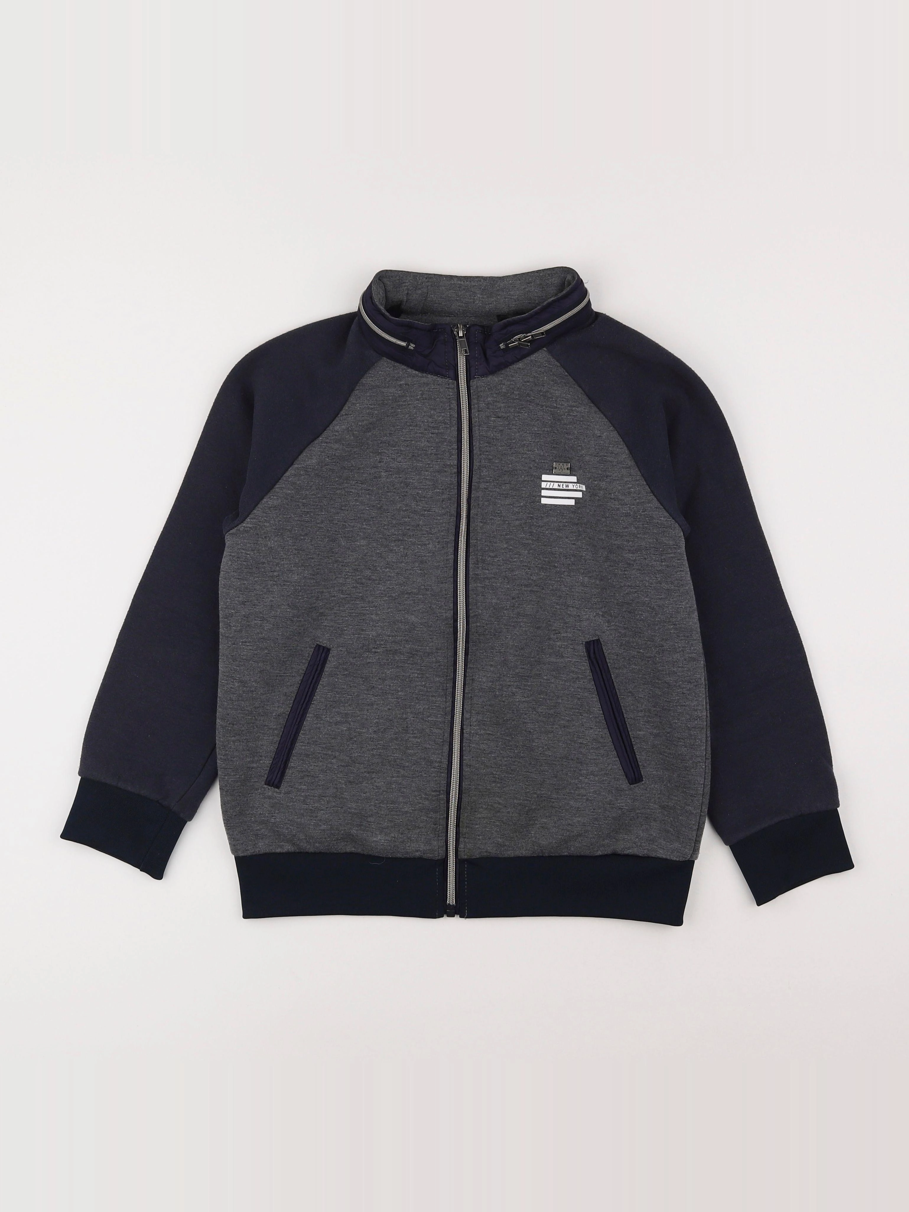 IKKS - sweat gris - 12 ans