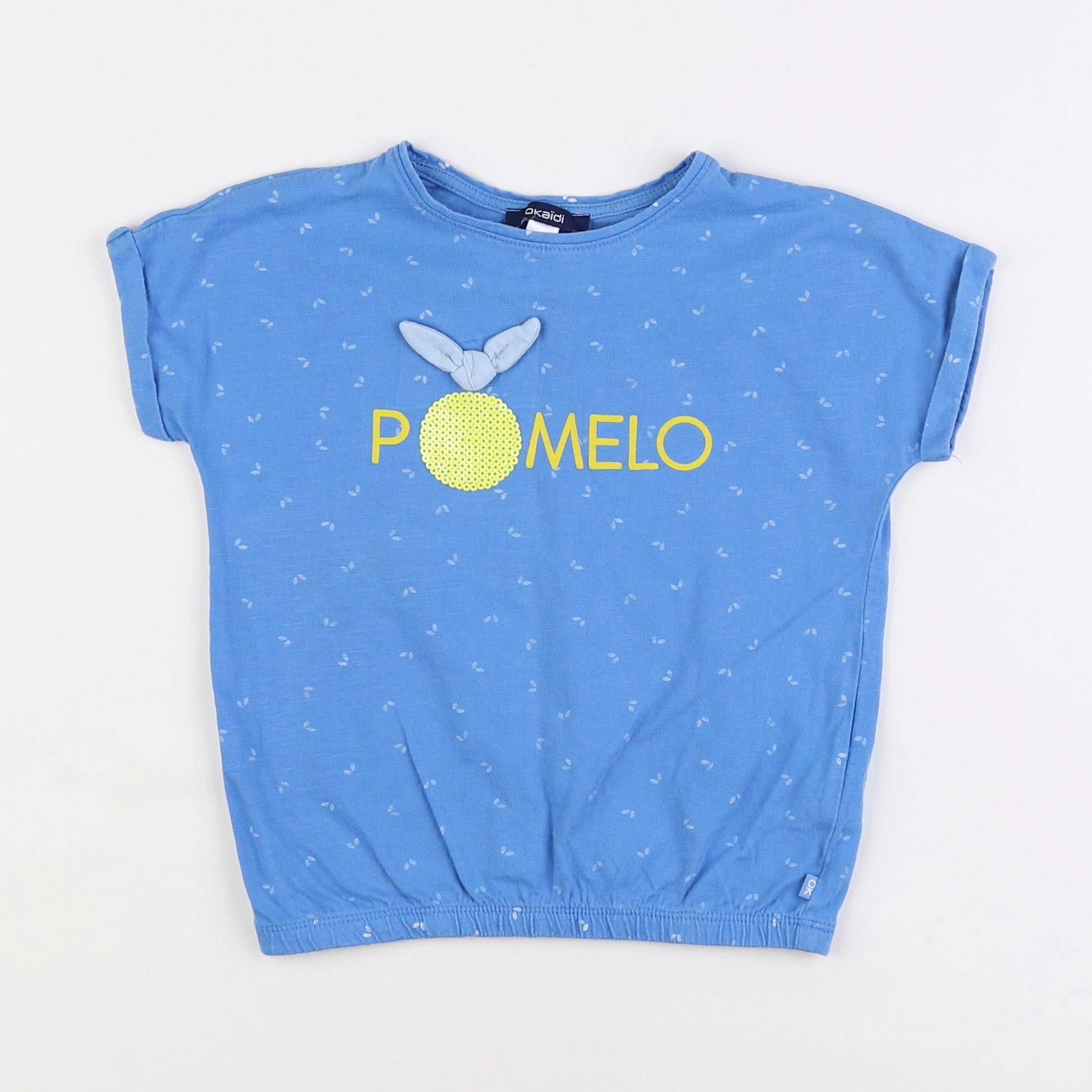 Okaidi - tee-shirt bleu, jaune - 6 ans