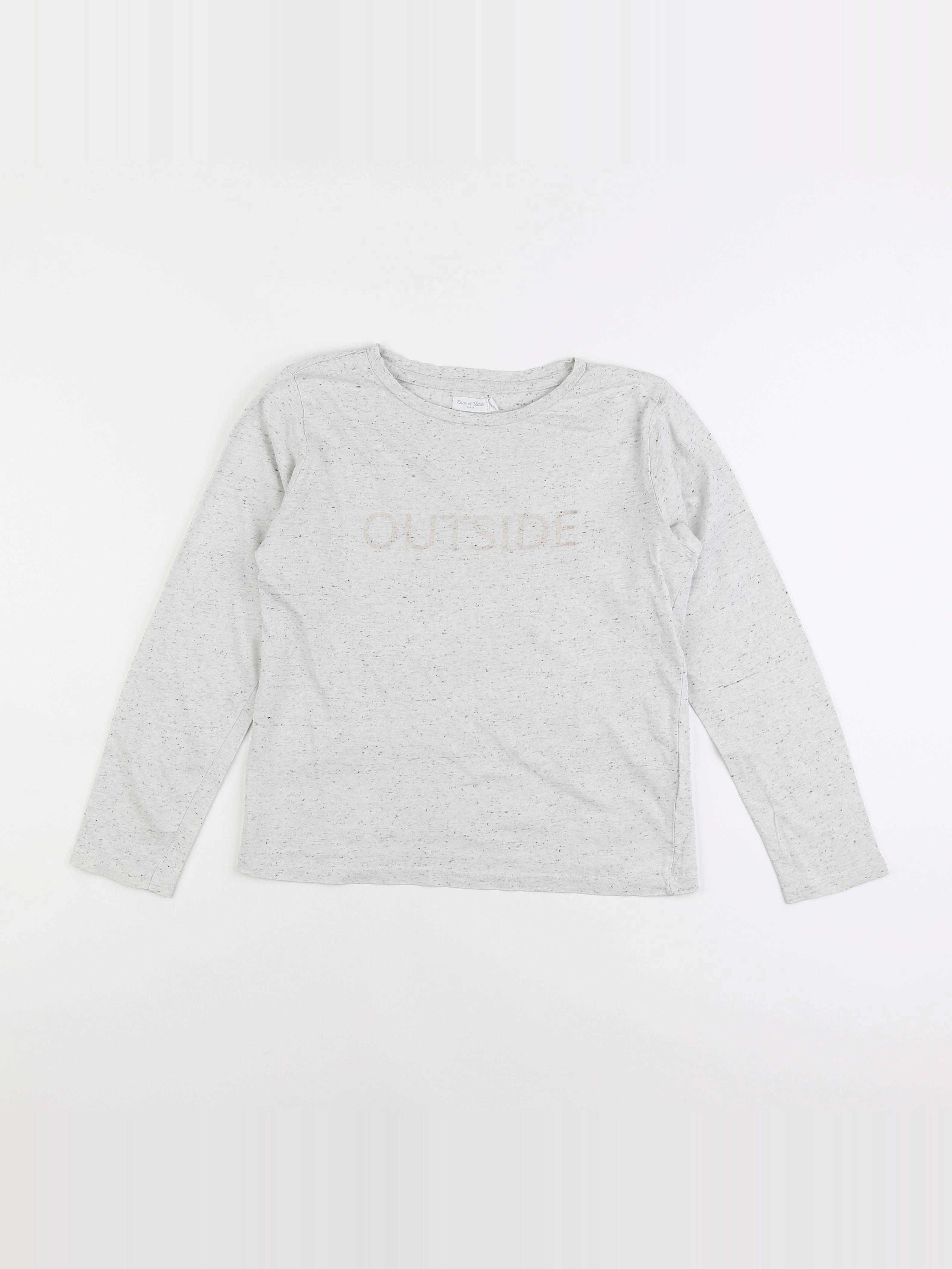 Eden & Victor - tee-shirt gris - 10 ans