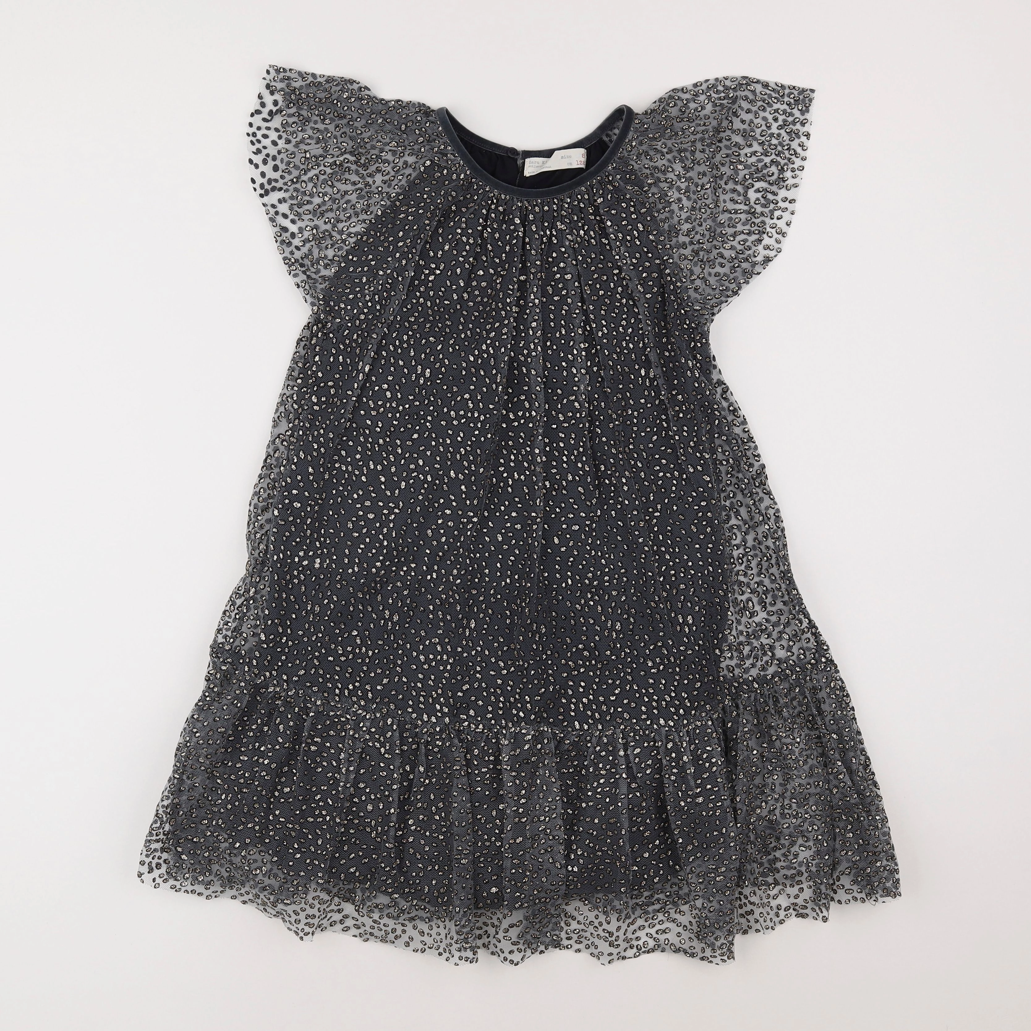 Zara - robe argent, gris - 8 ans