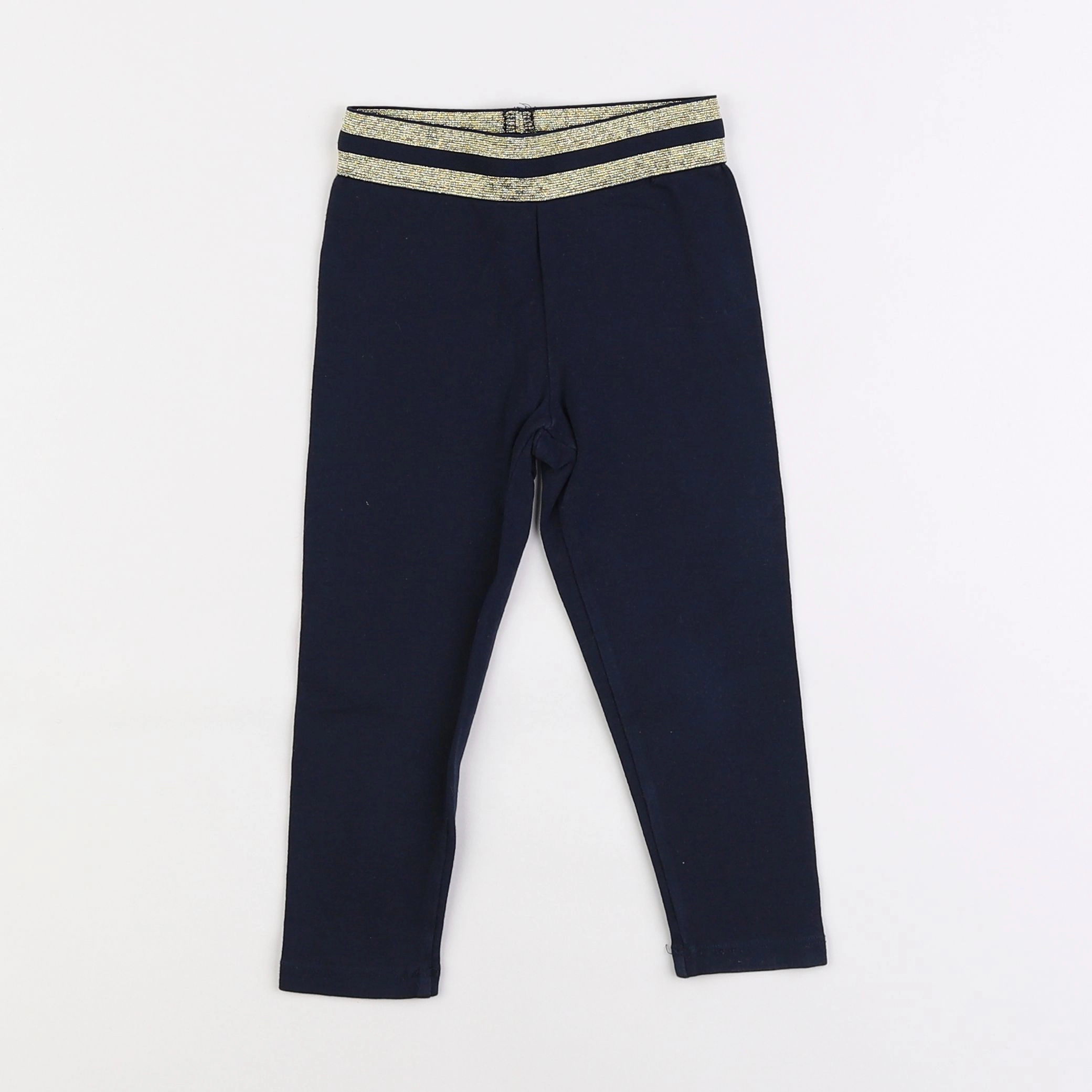 Storytelling - legging bleu, or - 2 ans