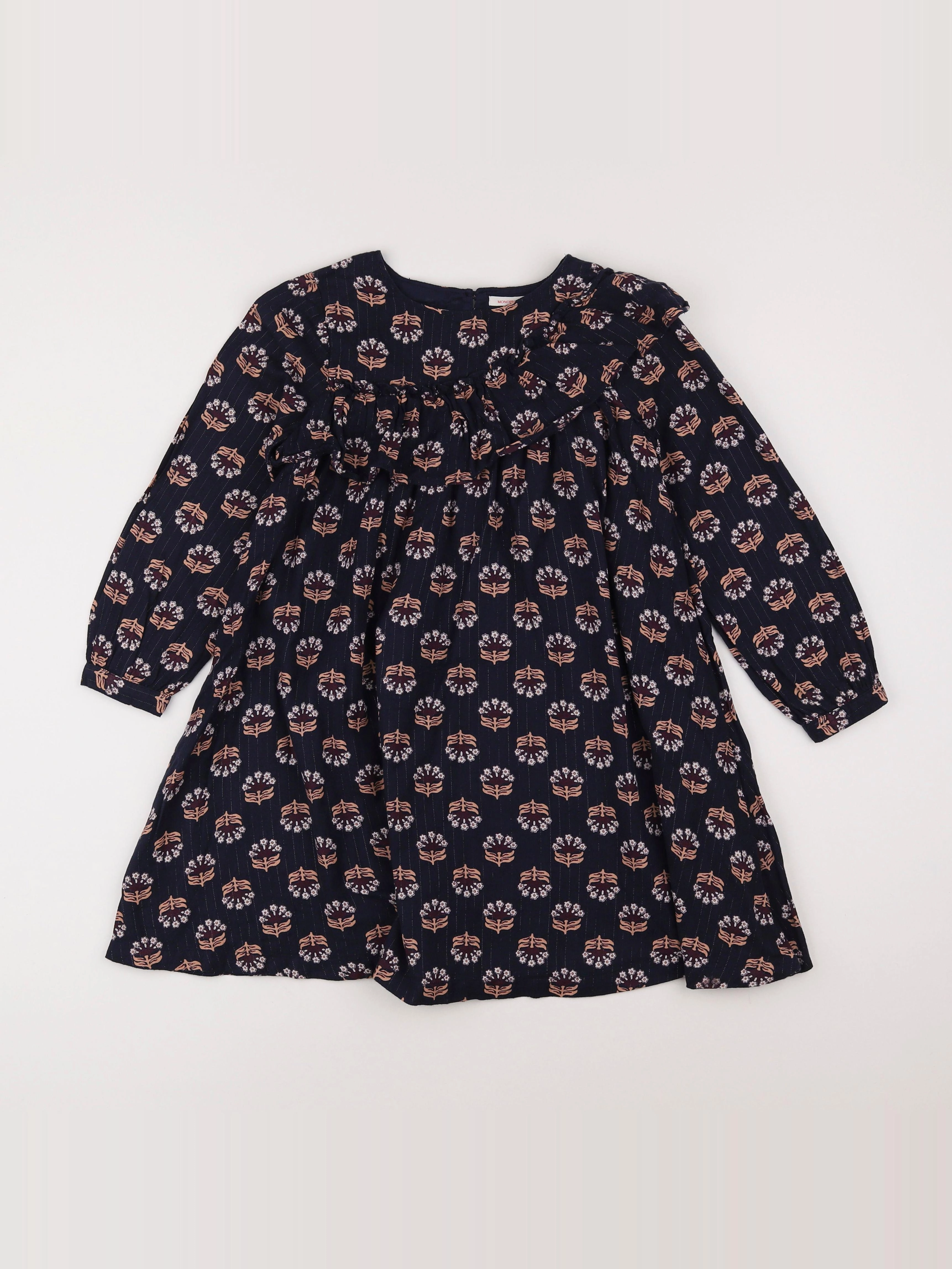 Monoprix - robe bleu - 8 ans
