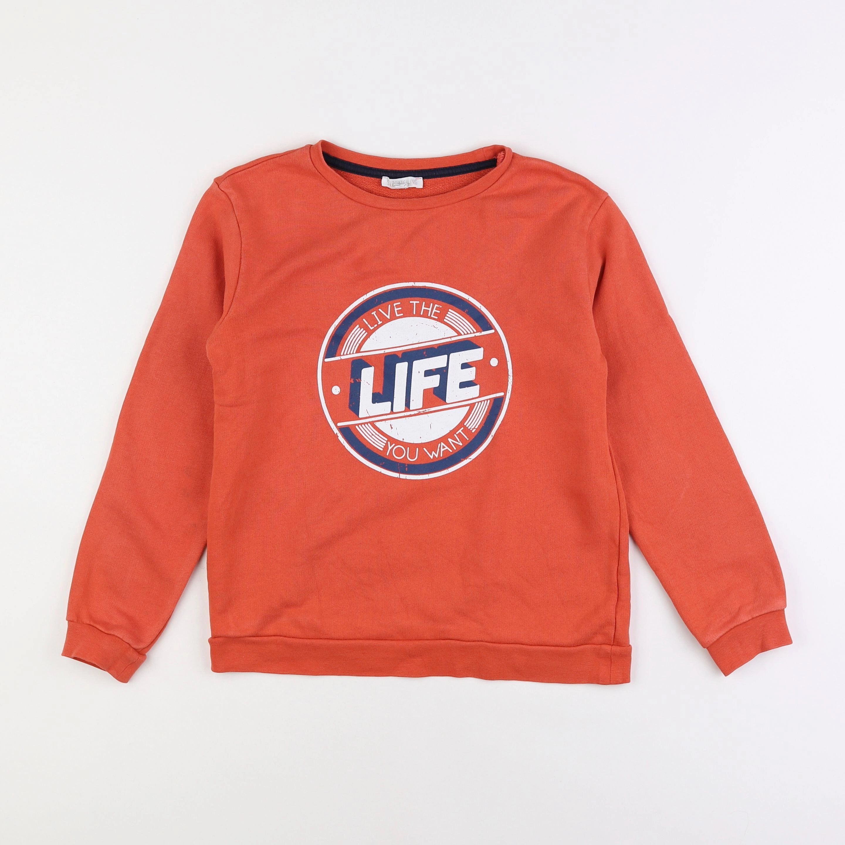 Storytelling - sweat orange - 10 ans